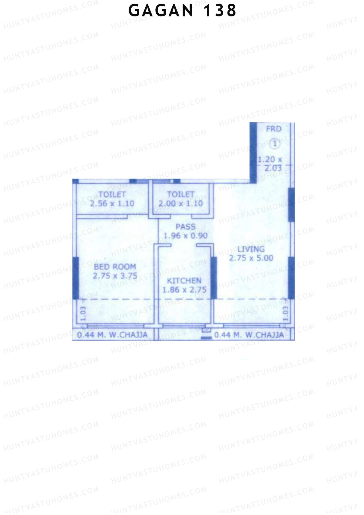 Gagan 138 Block A Unit 1 Floor Plan