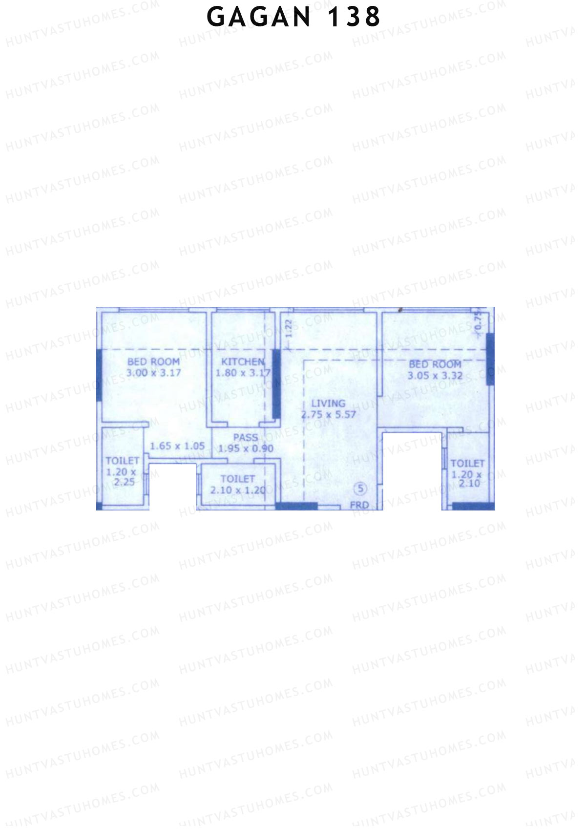 Gagan 138 Block A Unit 5 Floor Plan
