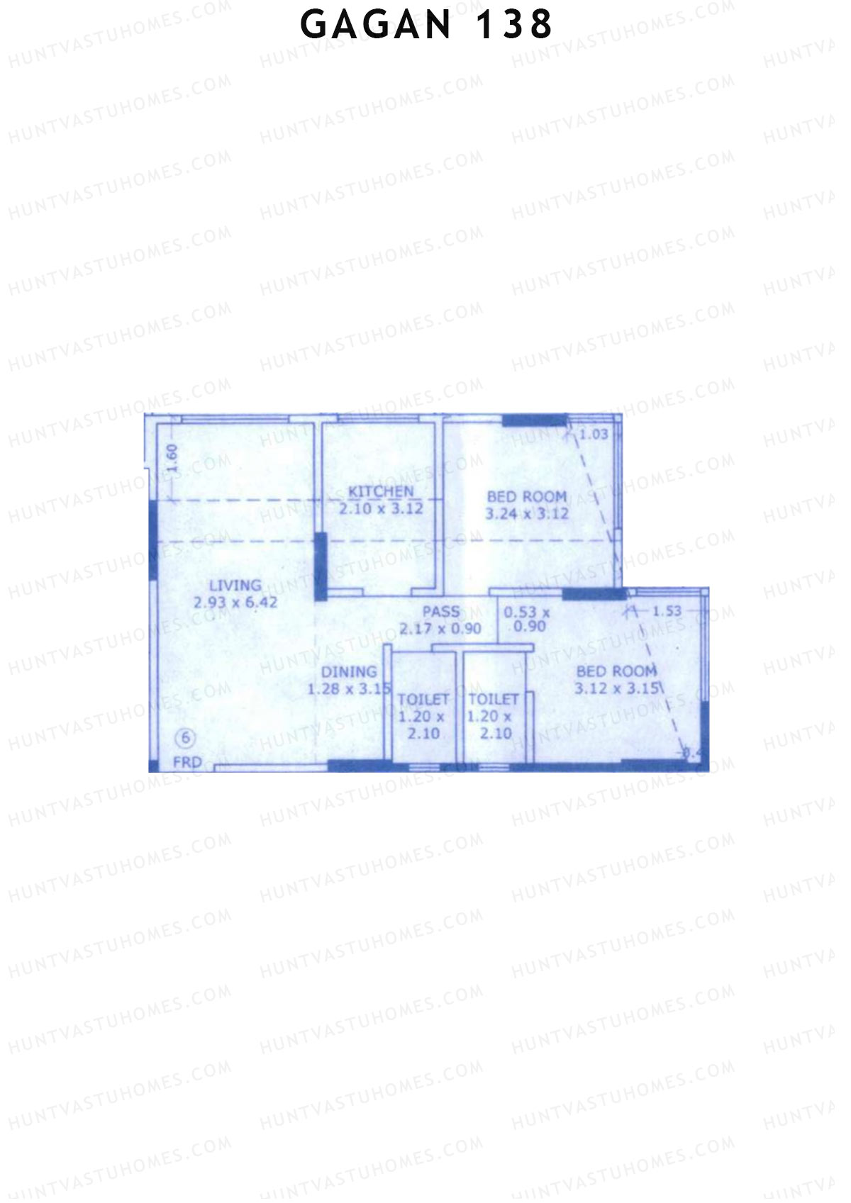 Gagan 138 Block A Unit 6 Floor Plan