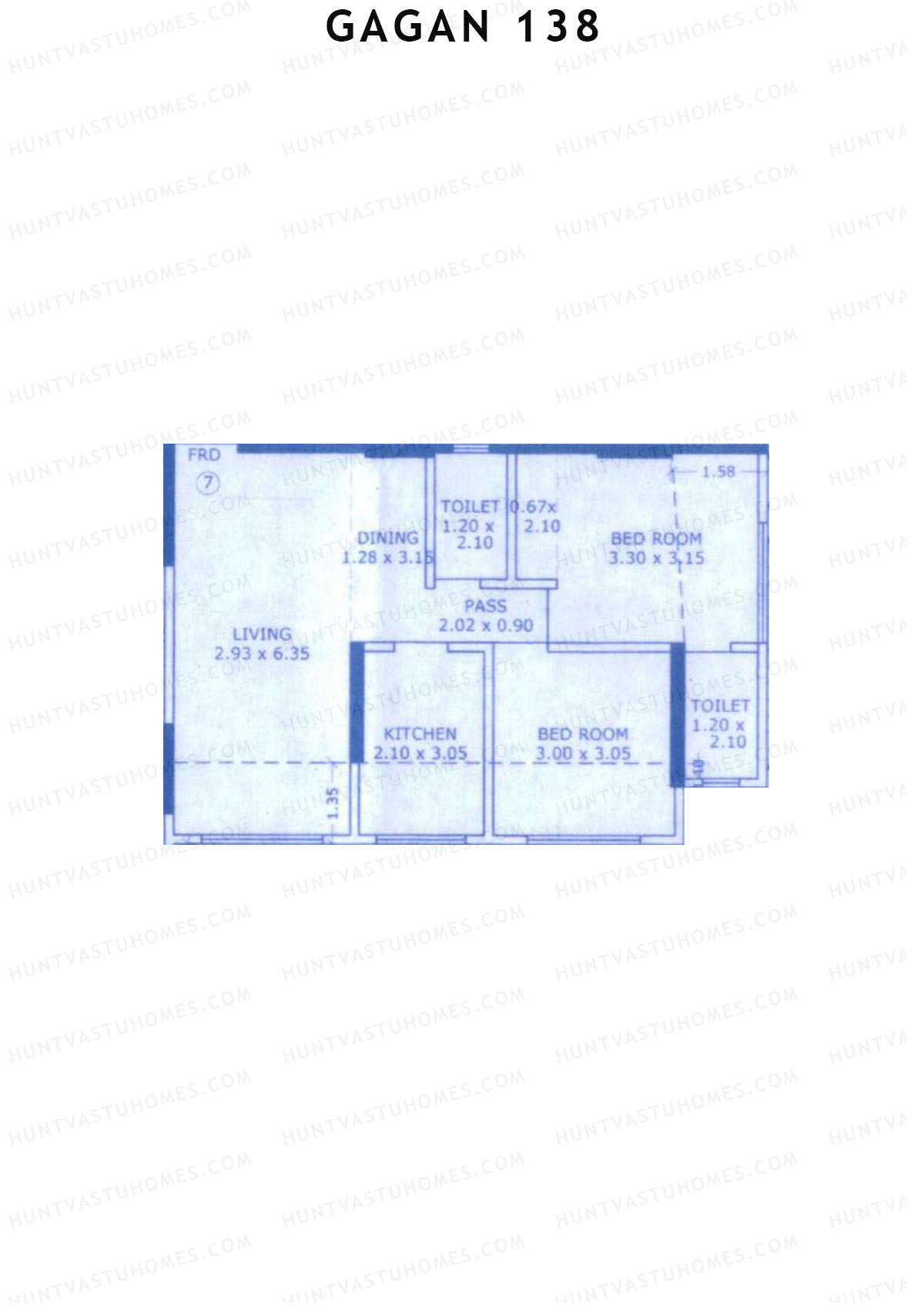 Gagan 138 Block A Unit 7 Floor Plan