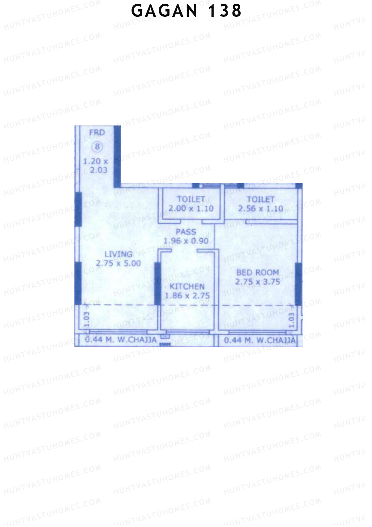 Gagan 138 Block A Unit 8 Floor Plan