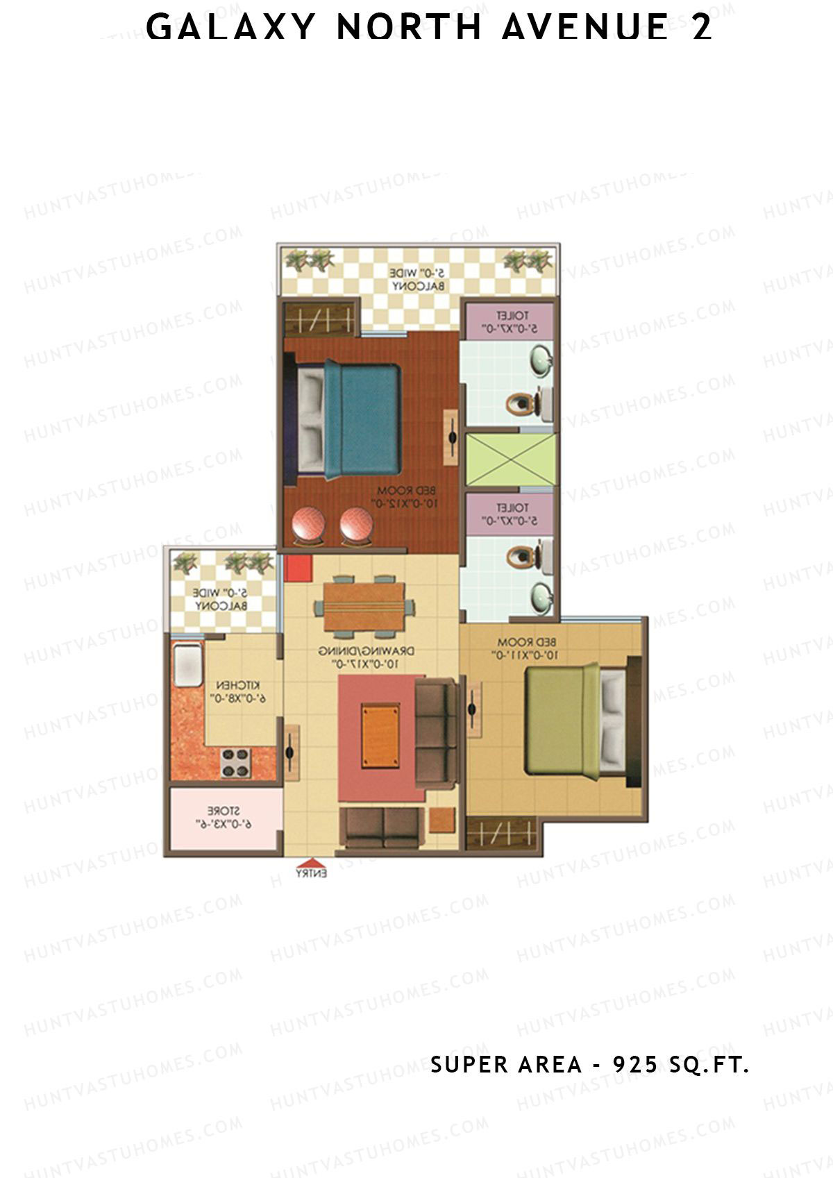 Galaxy North Avenue 2 Block B Unit 30 Floor Plan