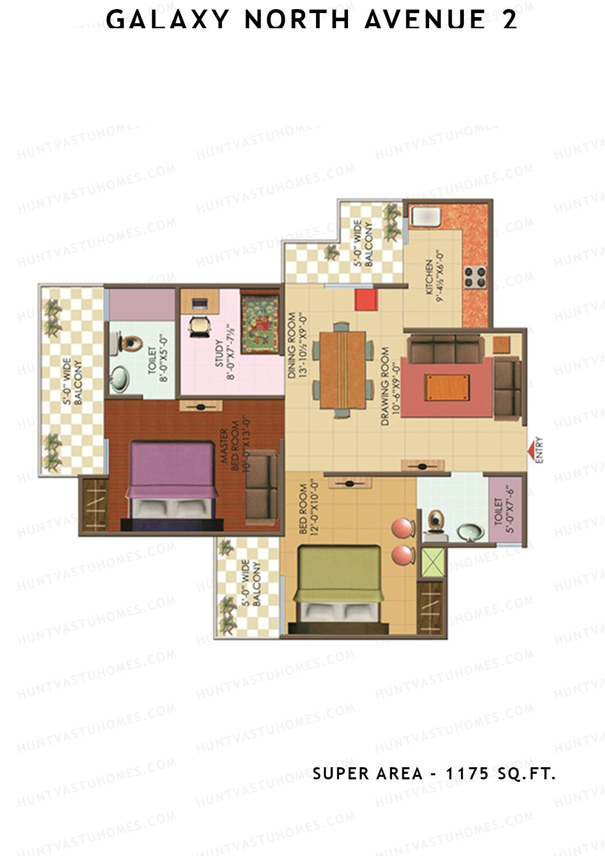 Galaxy North Avenue 2 Block C Unit 22 Floor Plan