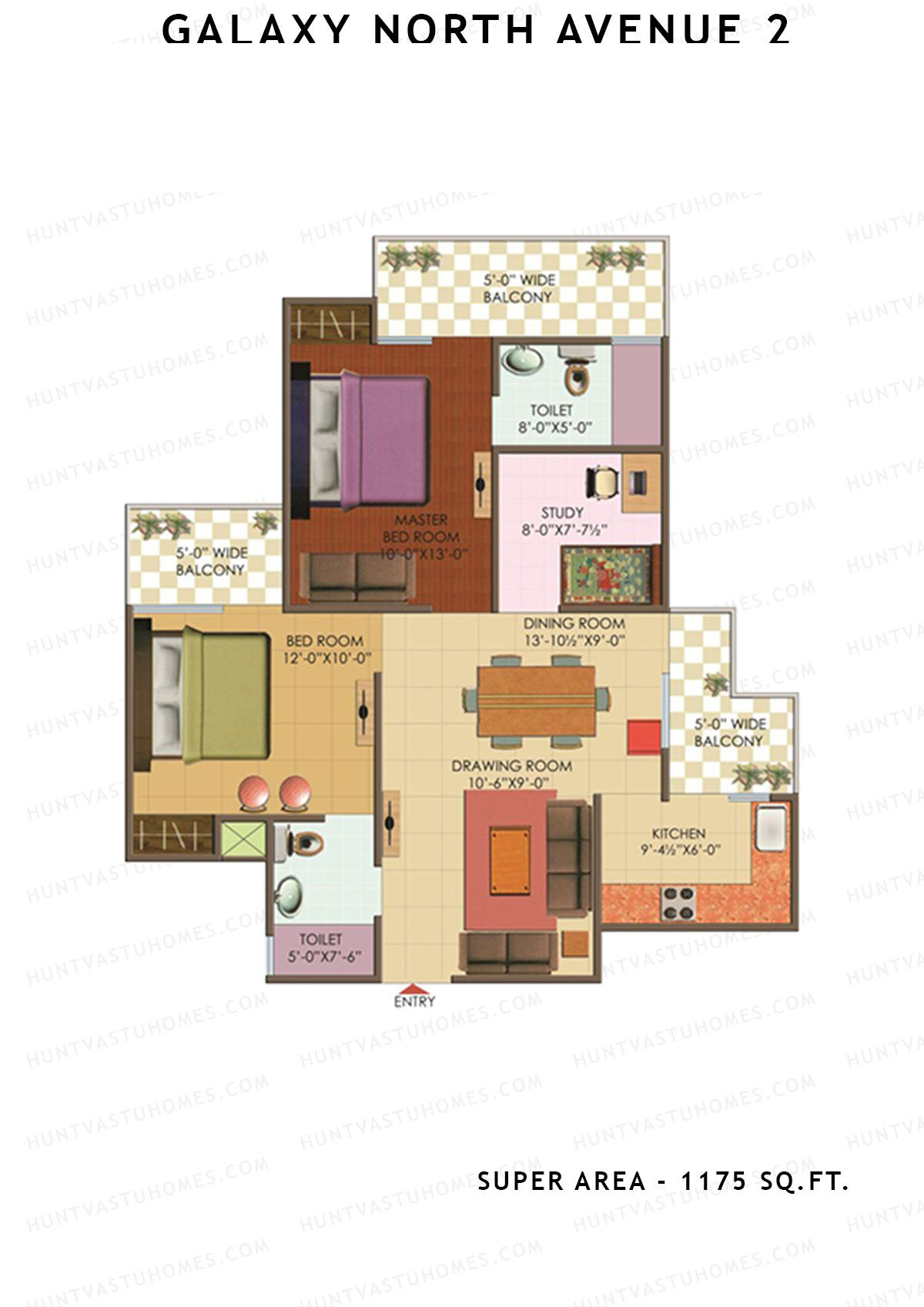 Galaxy North Avenue 2 Block C Unit 26 Floor Plan