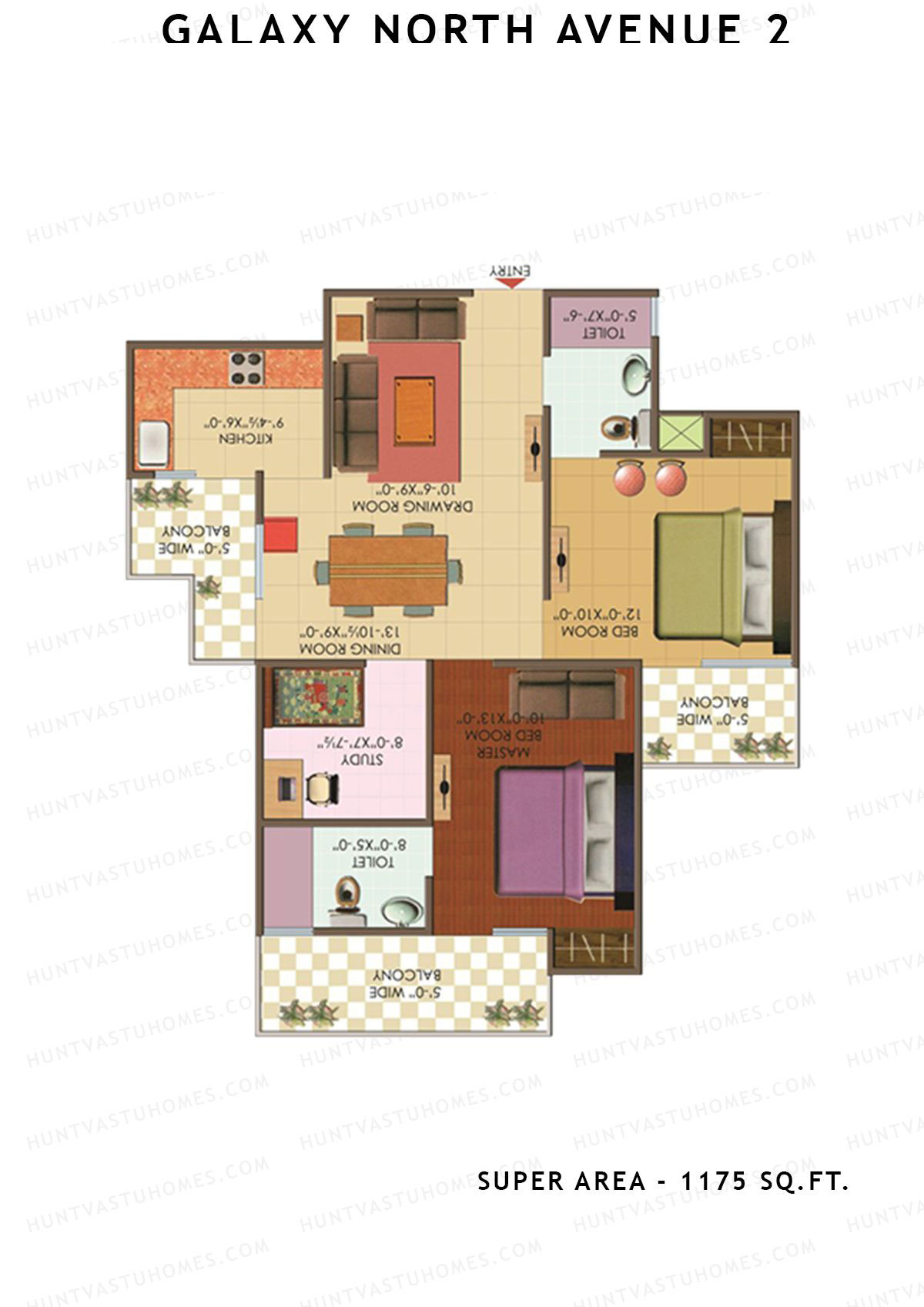 Galaxy North Avenue 2 Block C Unit 28 Floor Plan