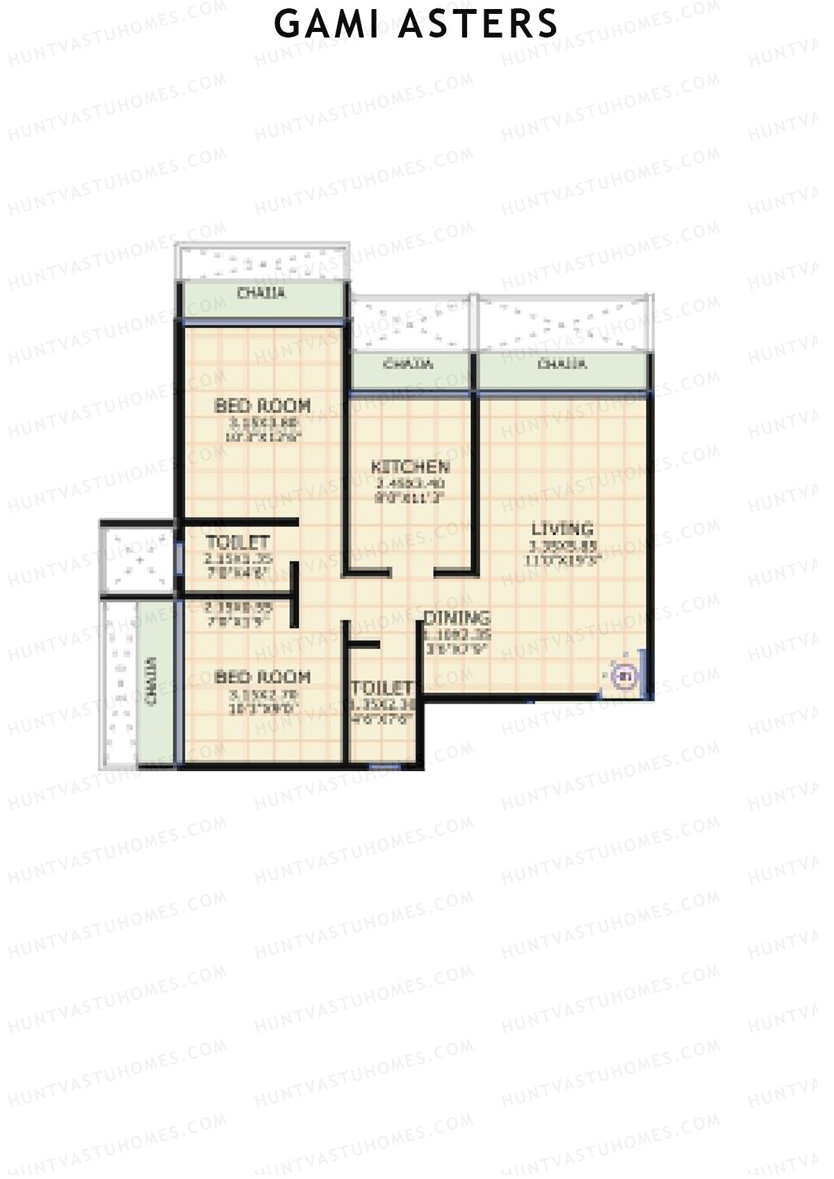 Gami Asters Wing A Unit 1 Floor Plan