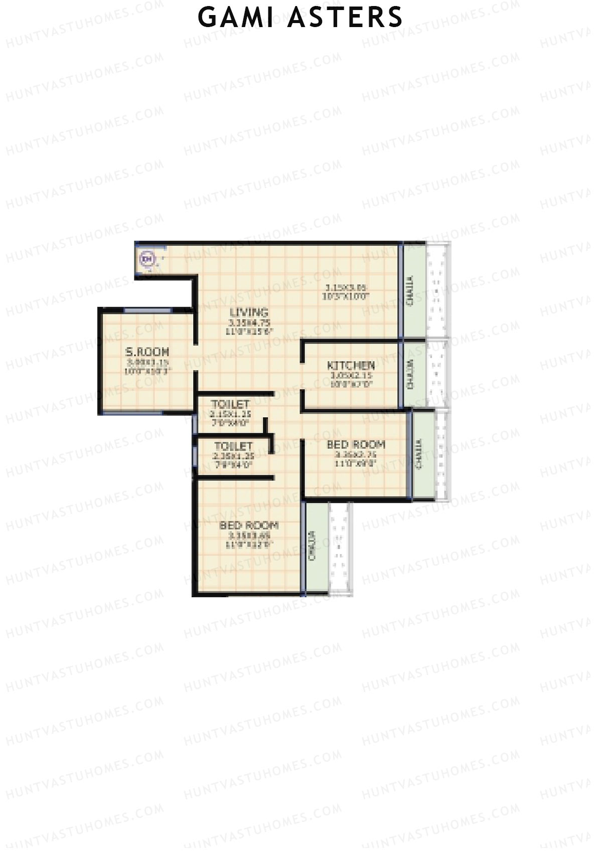 Gami Asters Wing A Unit 4 Floor Plan
