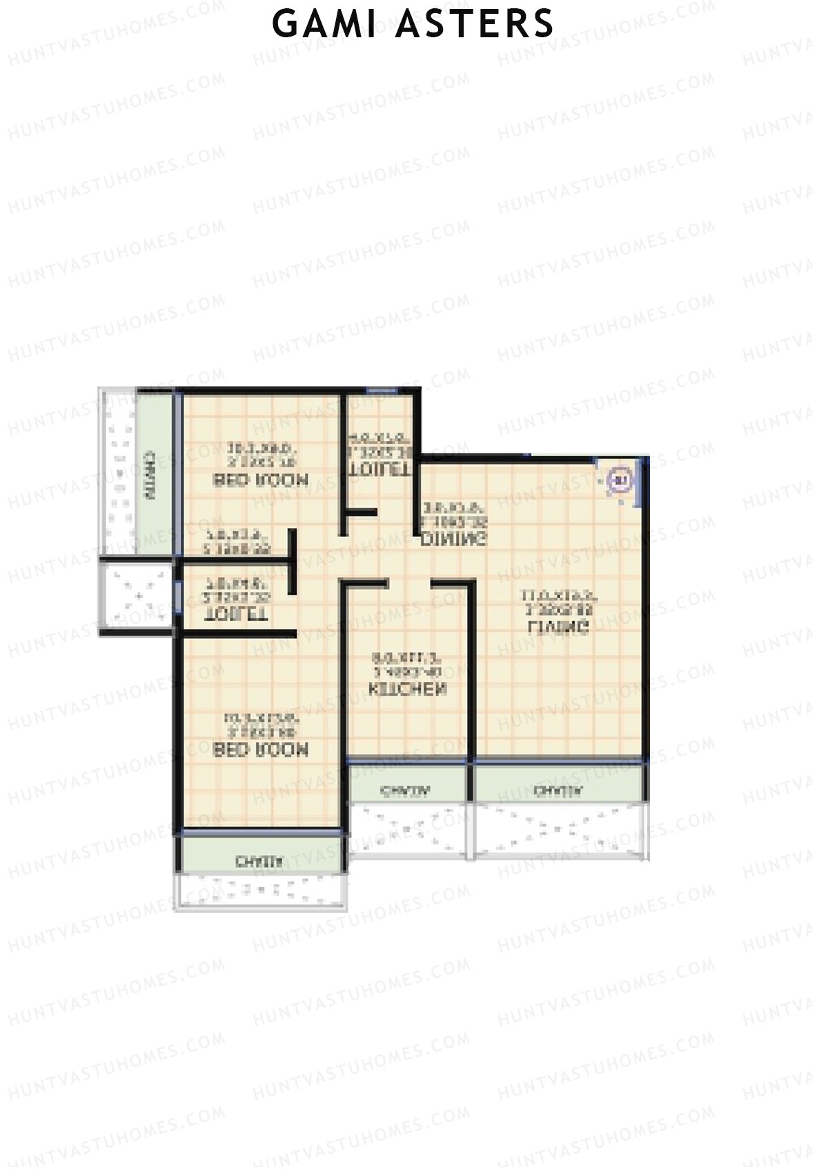 Gami Asters Wing A Unit 6 Floor Plan