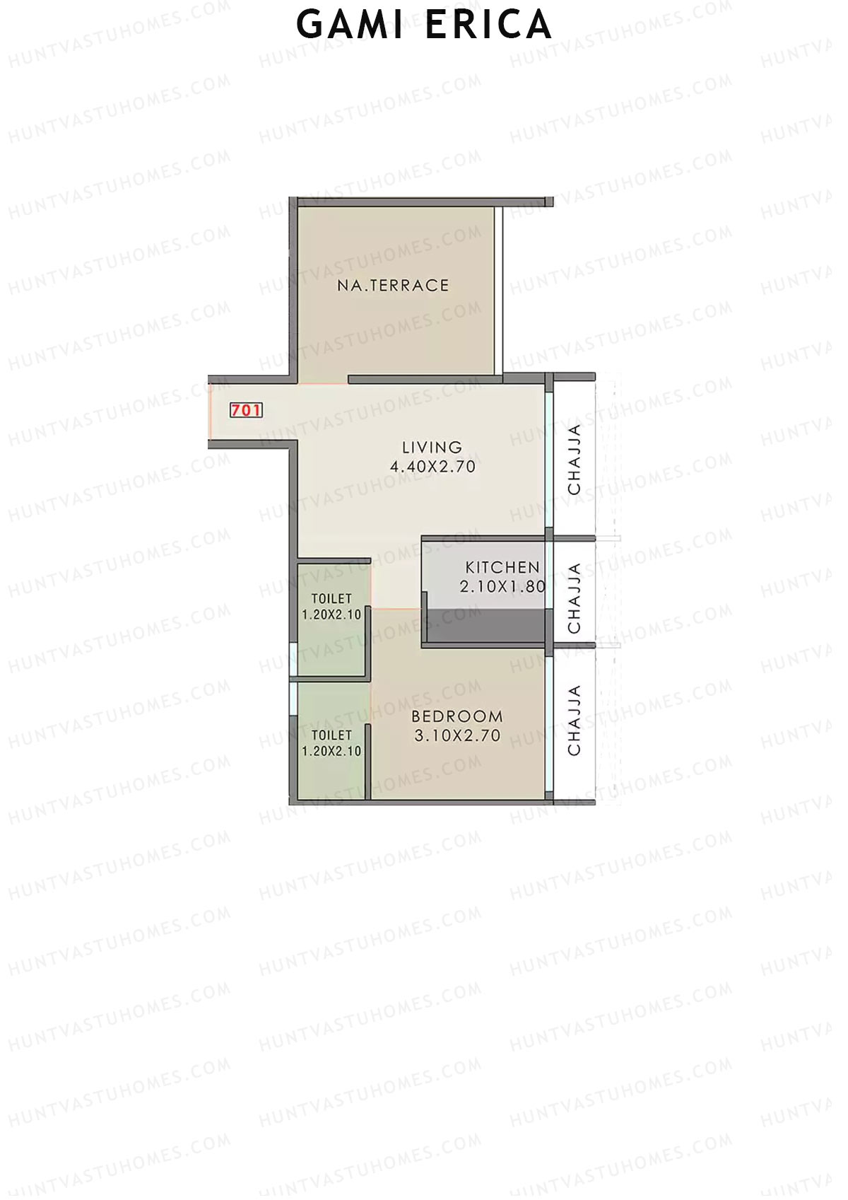 Gami Erica Tower 1 Unit 1 Floor Plan