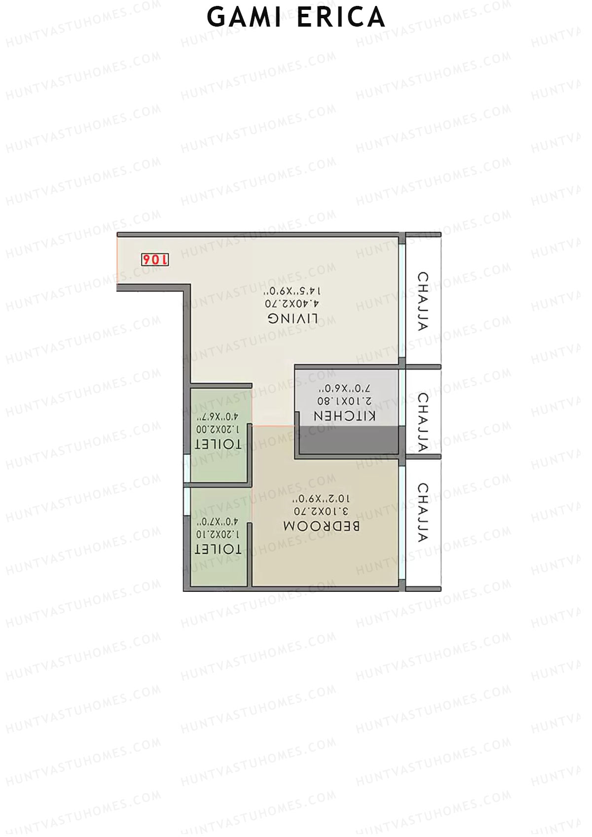 Gami Erica Tower 1 Unit 5 Floor Plan