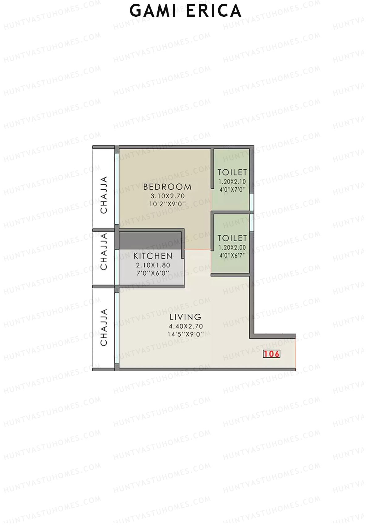 Gami Erica Tower 1 Unit 6 Floor Plan