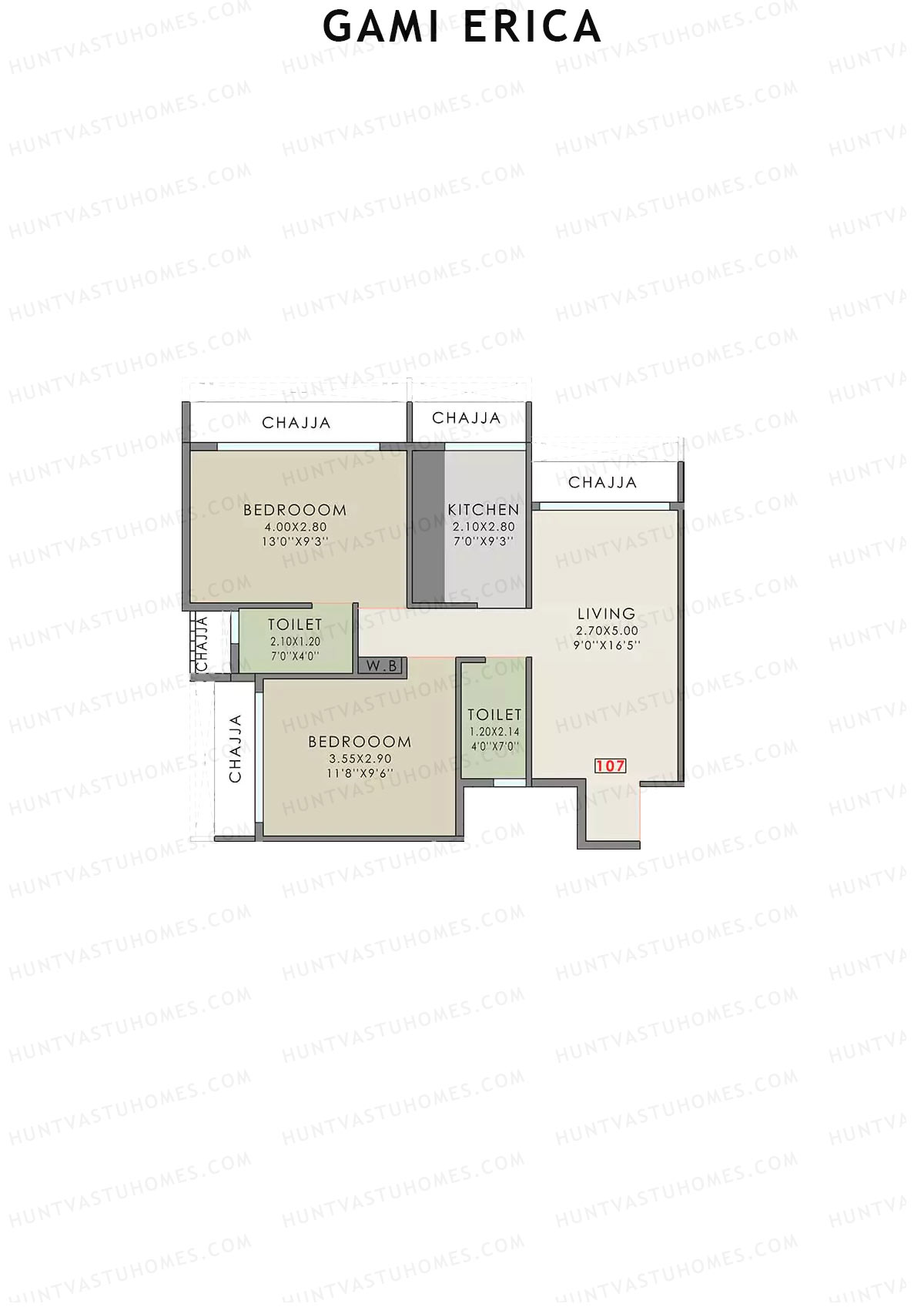 Gami Erica Tower 1 Unit 7 Floor Plan