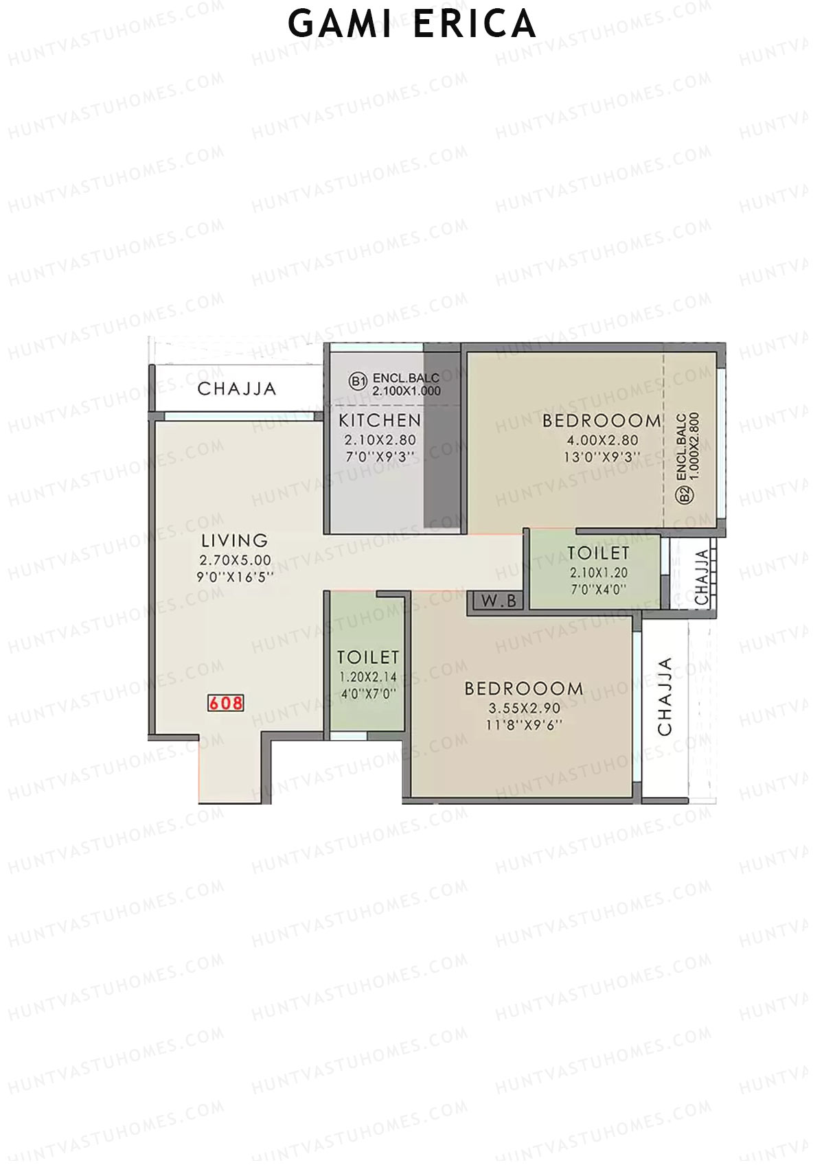Gami Erica Tower 1 Unit 8 Floor Plan