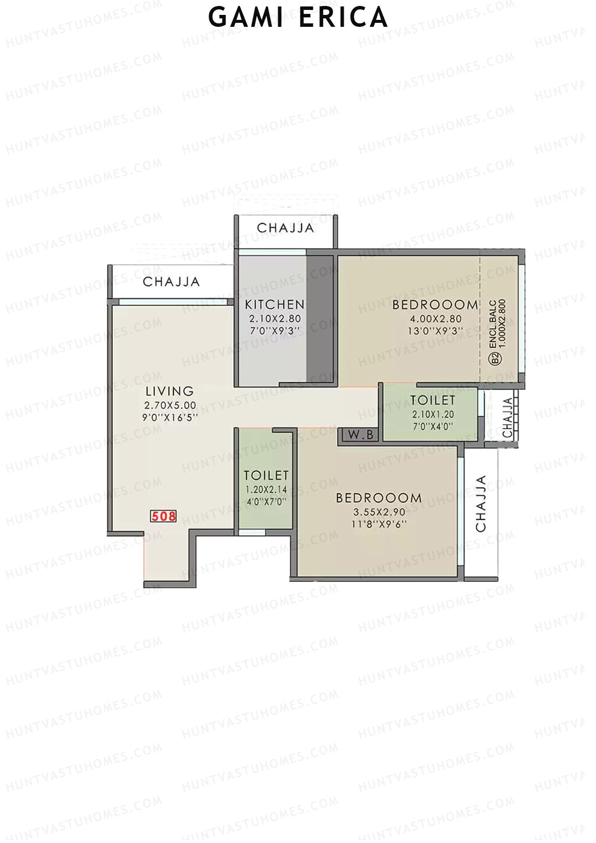 Gami Erica Tower 1 Unit 8 Floor Plan