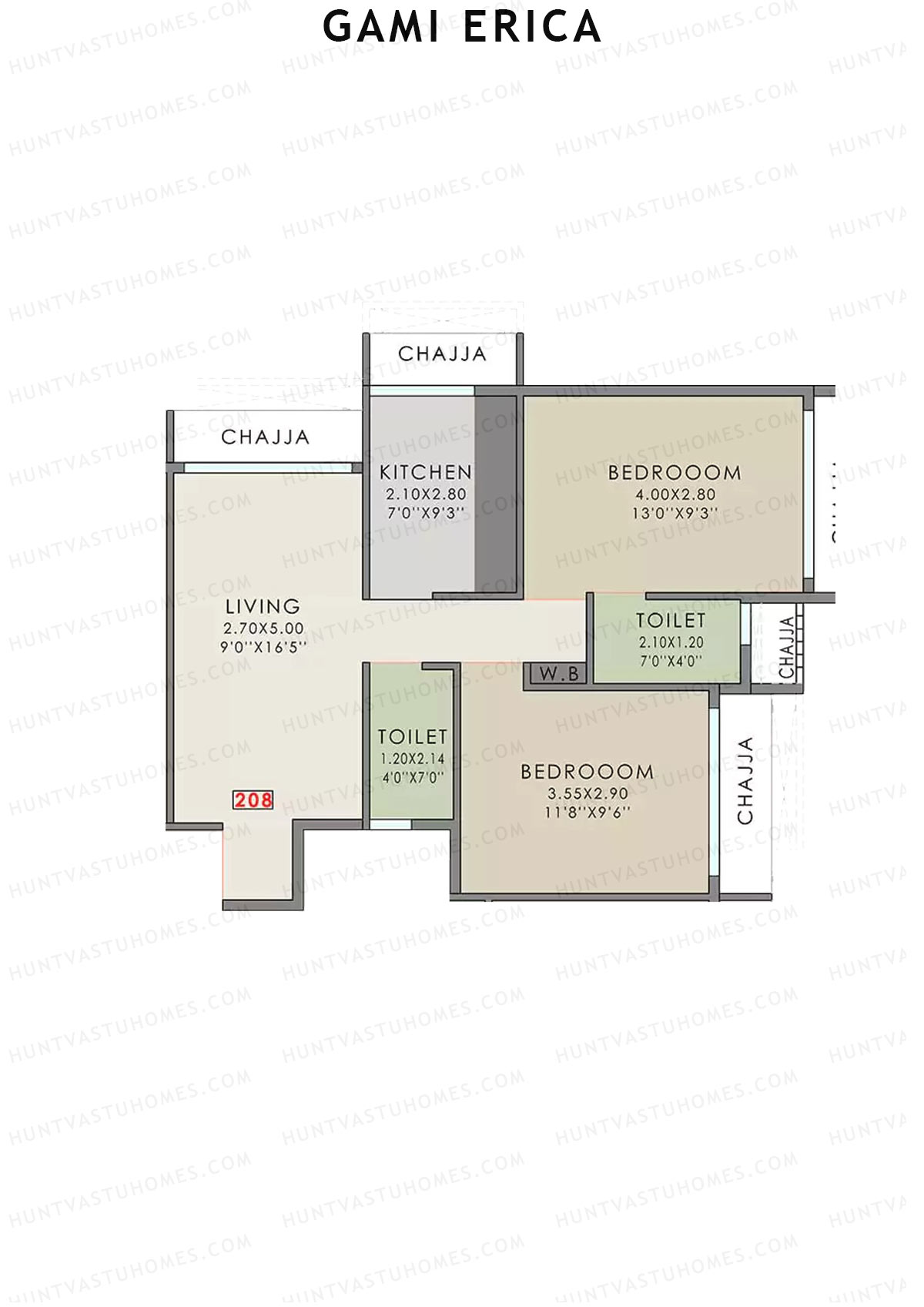 Gami Erica Tower 1 Unit 8 Floor Plan