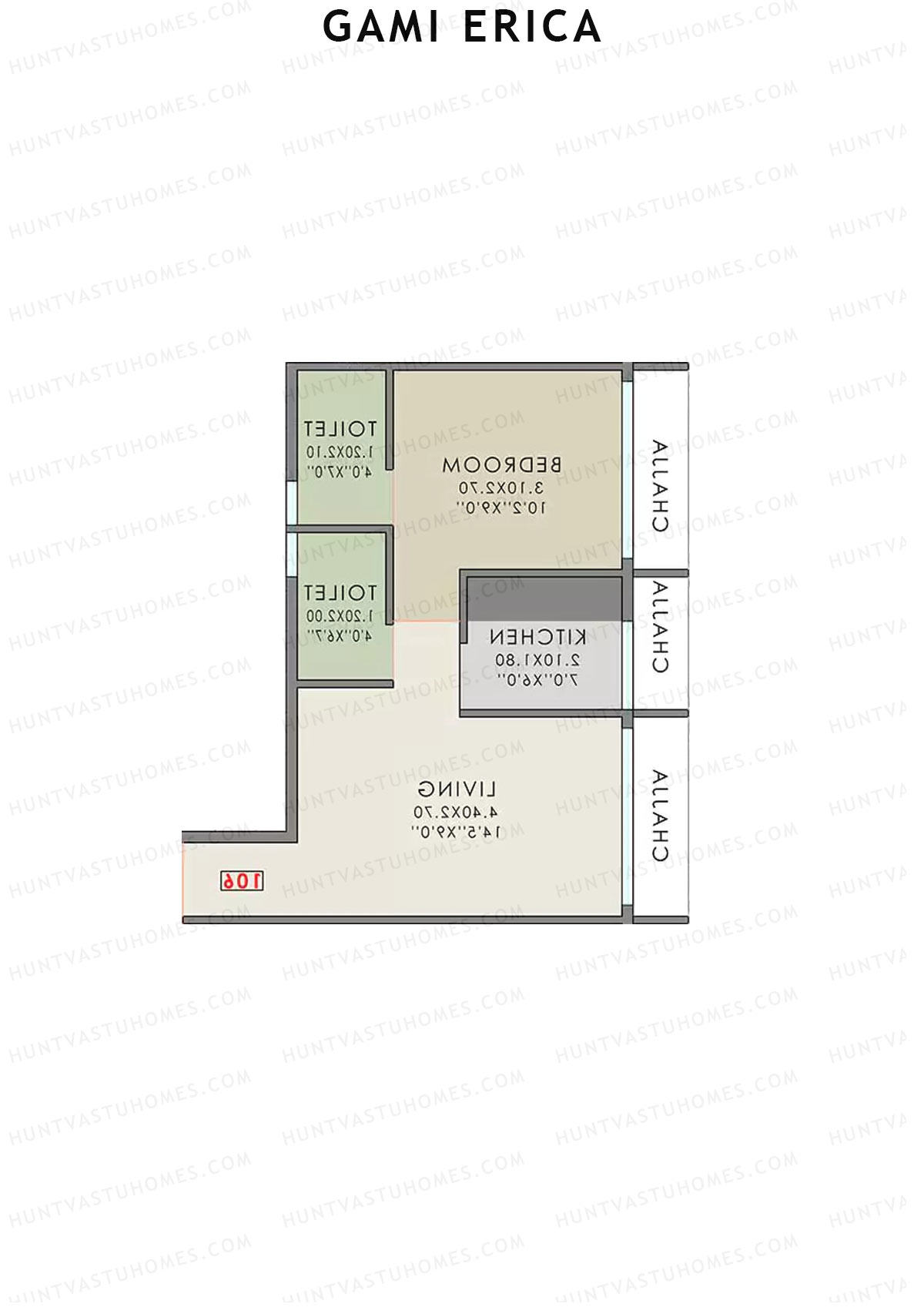Gami Erica Tower 1 Unit 9 Floor Plan