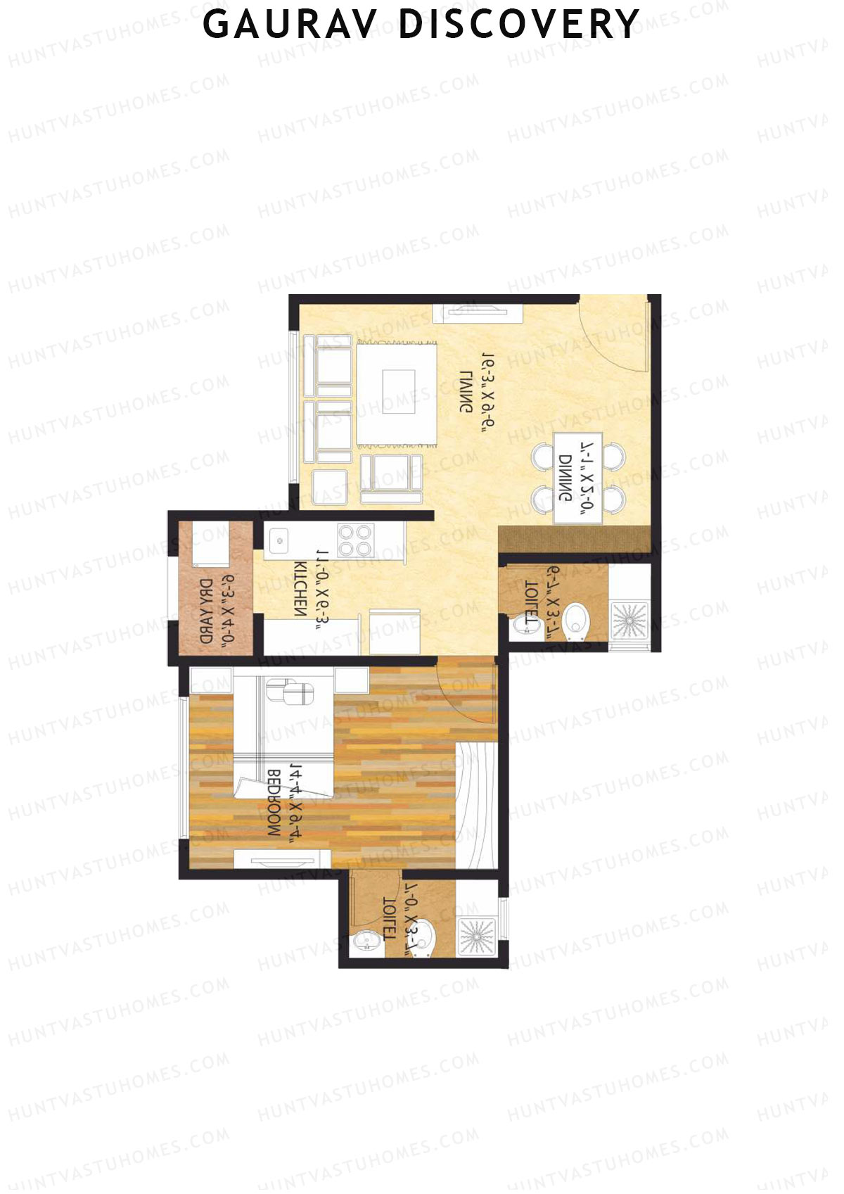 Gaurav Discovery Wing C Unit 3 Floor Plan
