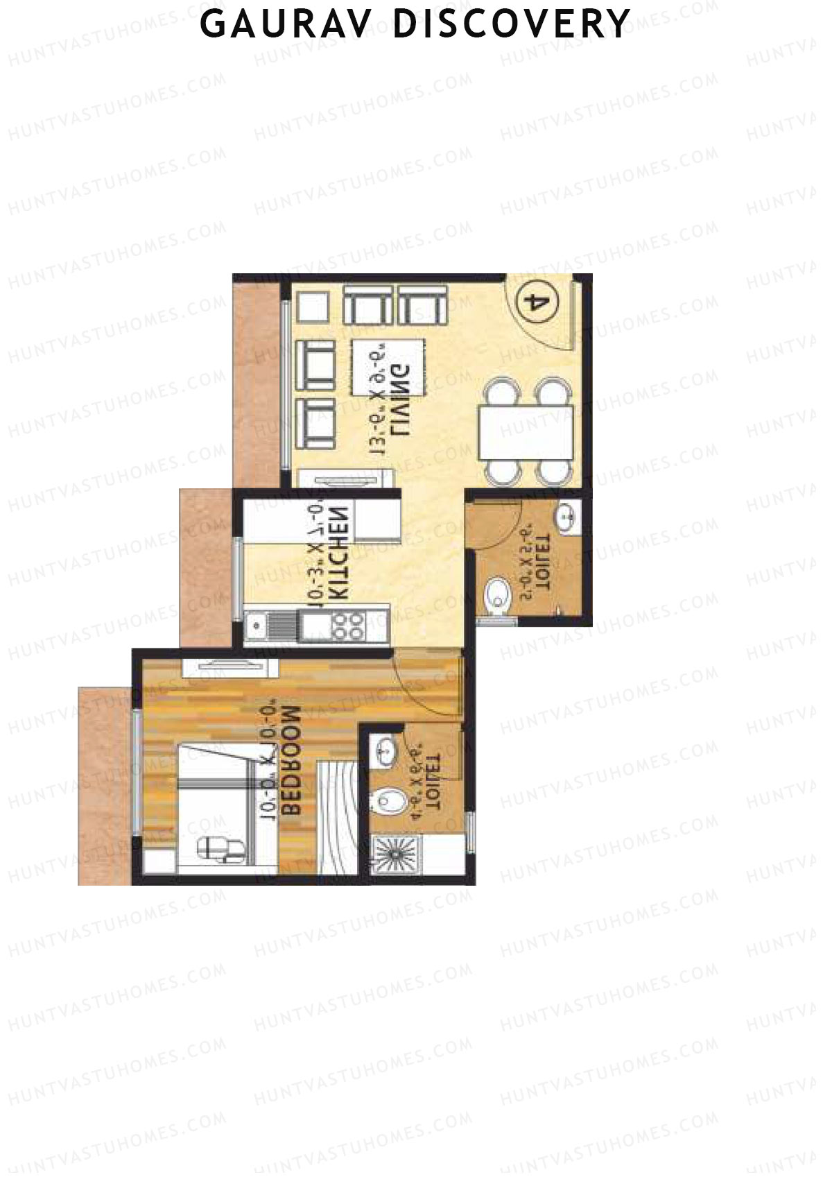 Gaurav Discovery Wing G Unit 2 Floor Plan