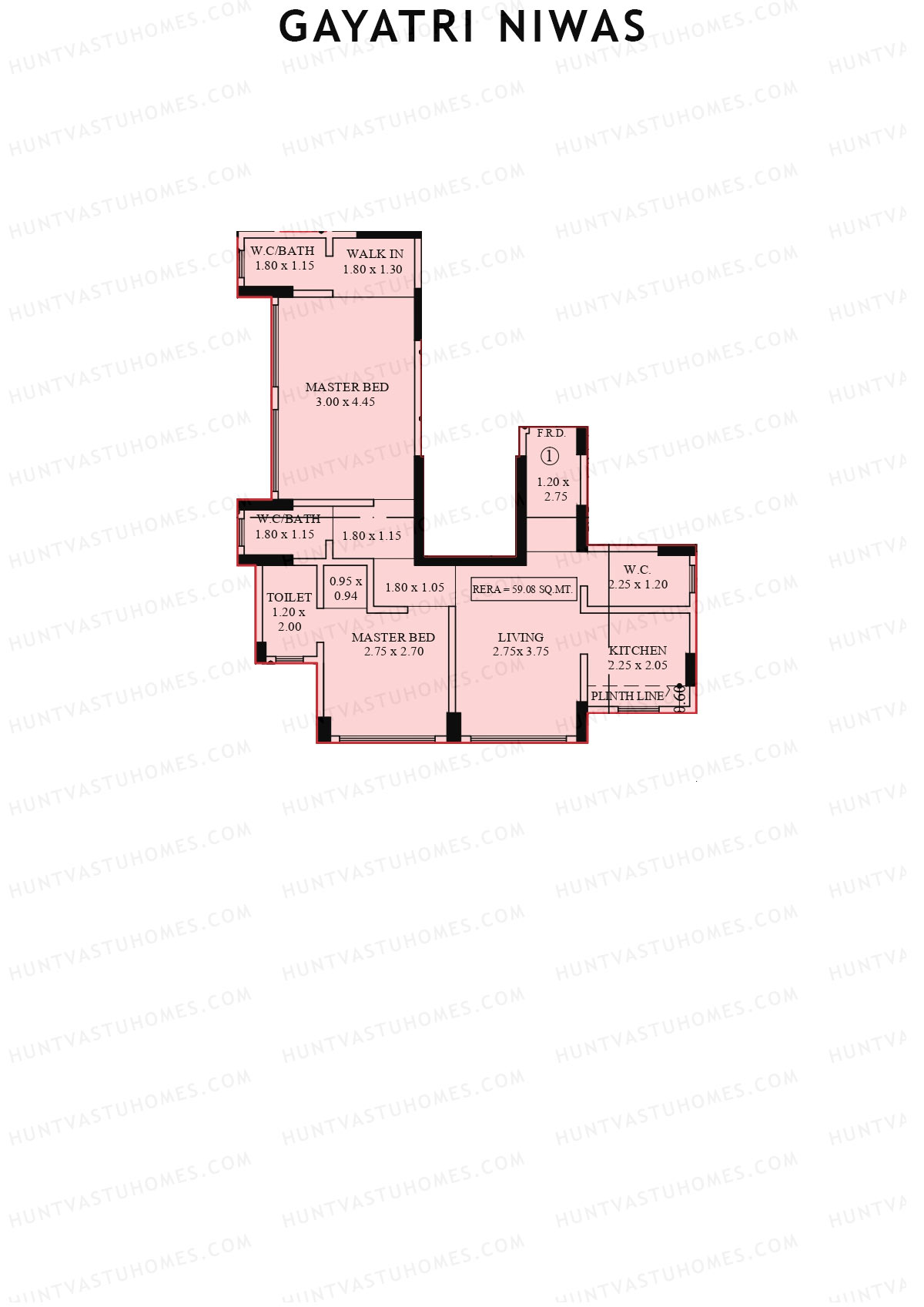 Gayatri Niwas Tower 2 Unit 1 Floor Plan