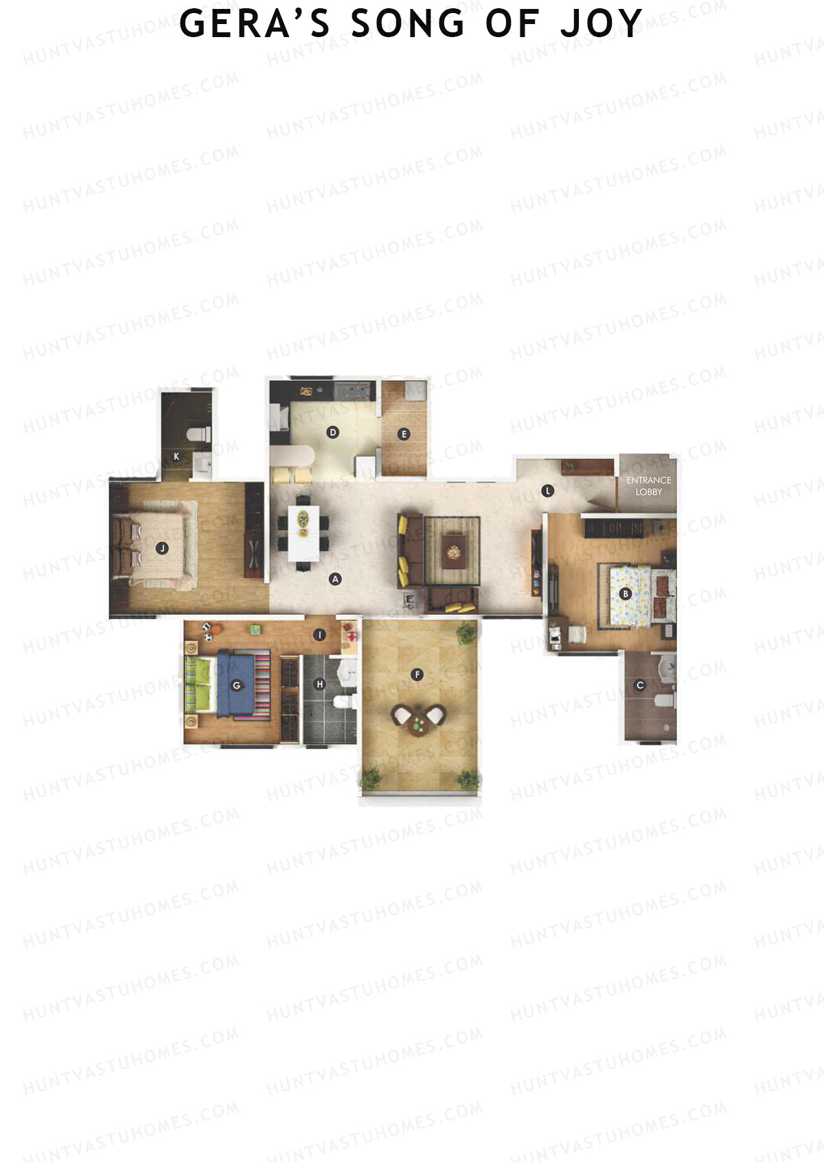 Geras Song Of Joy Tower 2 Unit 2 Floor Plan