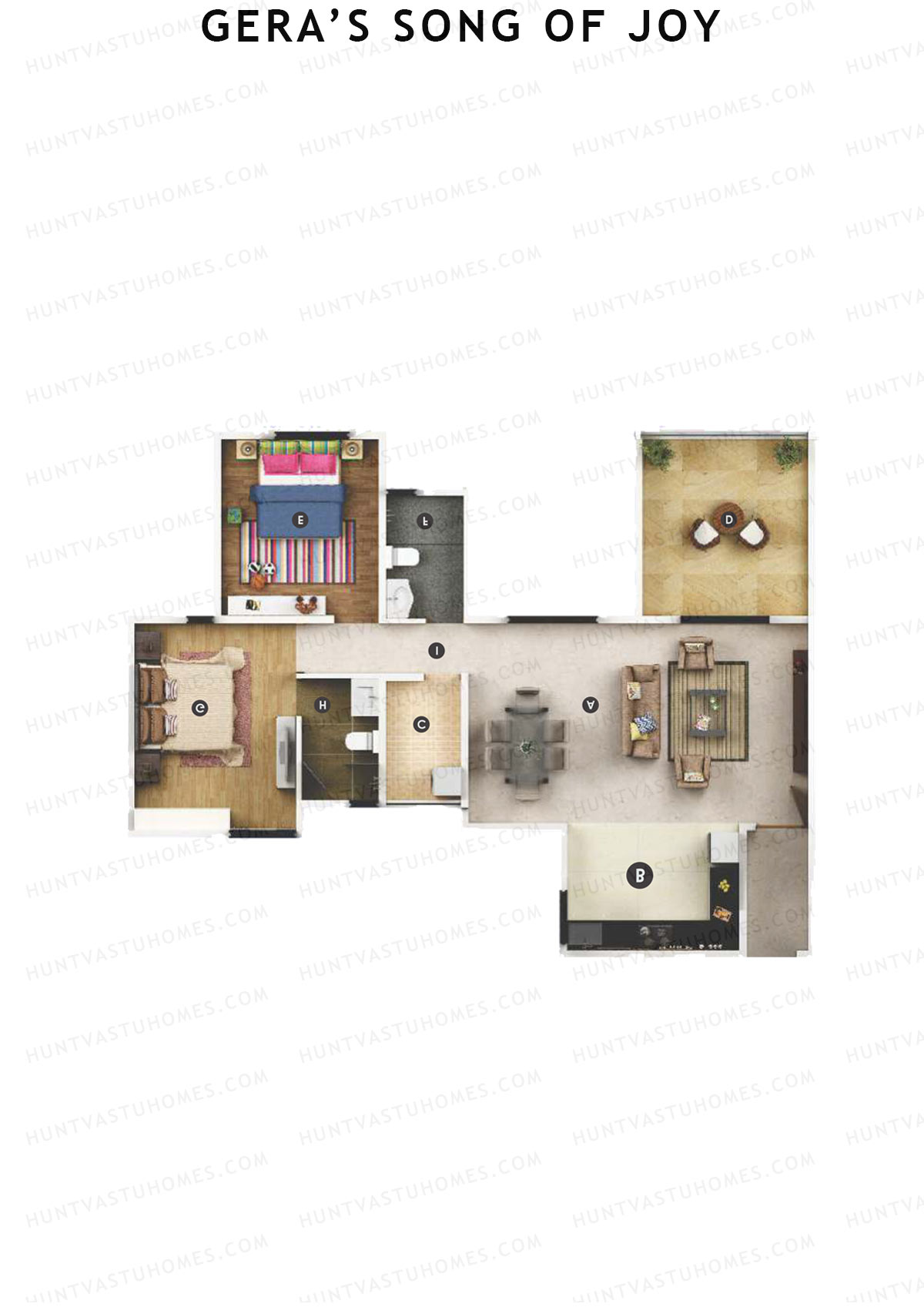 Geras Song Of Joy Tower 2 Unit 4 Floor Plan