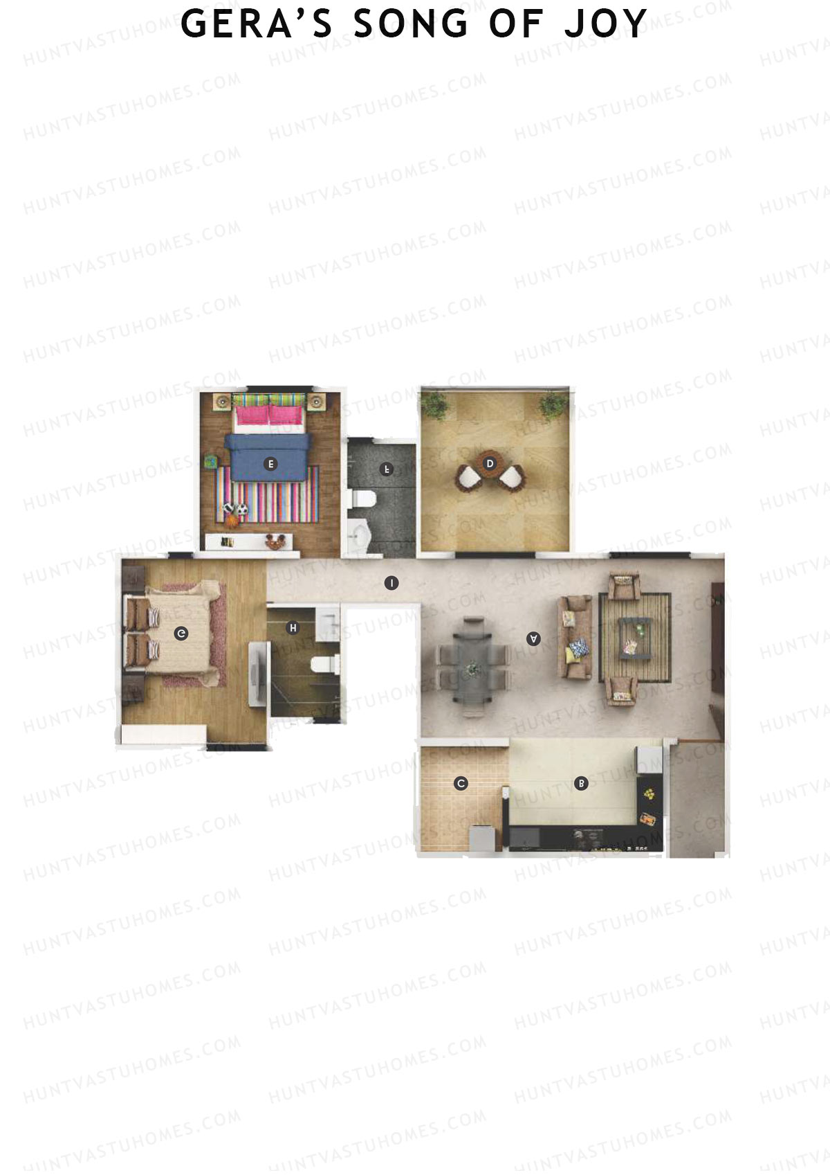 Geras Song Of Joy Tower 2 Unit 4 Floor Plan