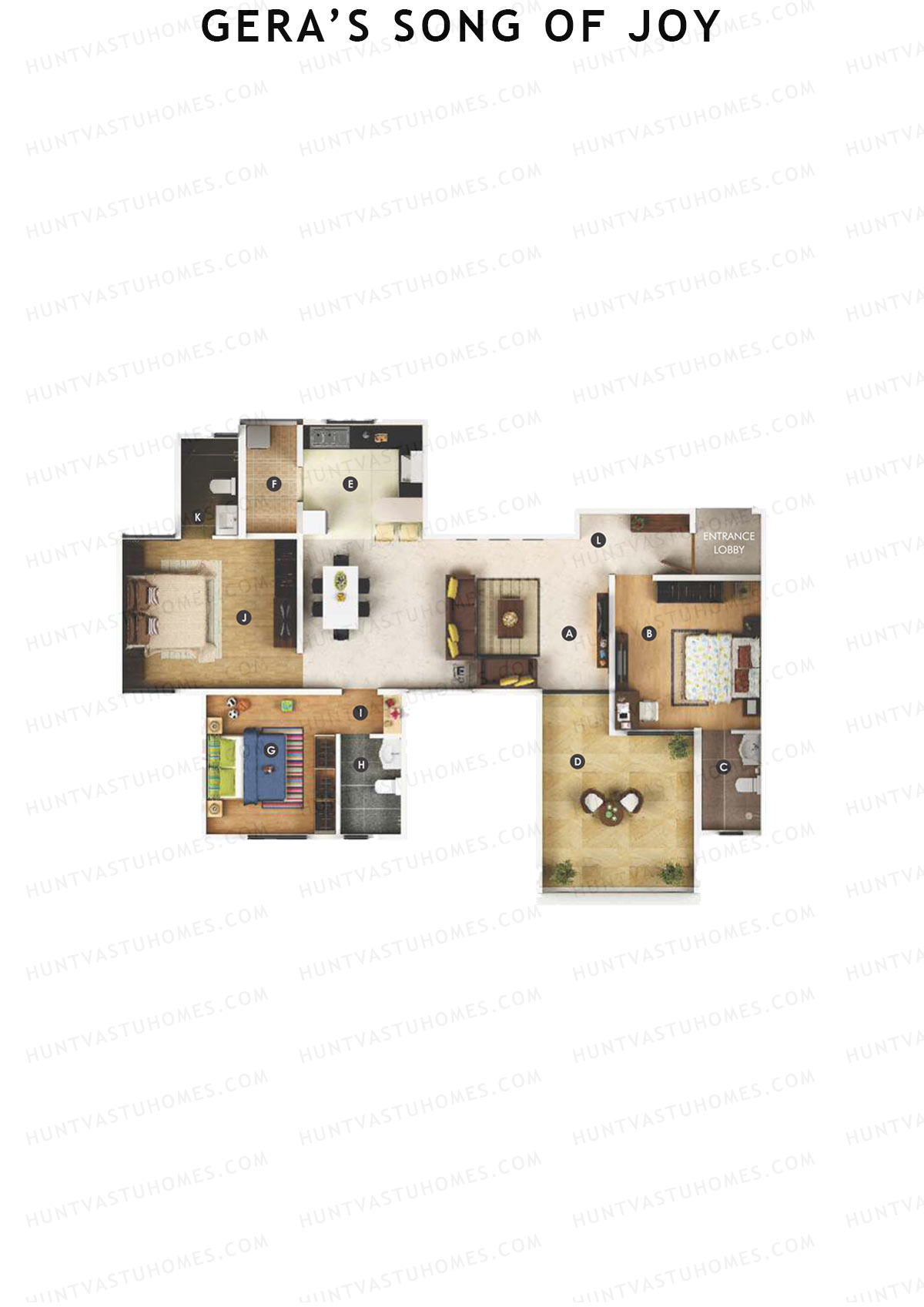Geras Song Of Joy Tower 3 Unit 2 Floor Plan