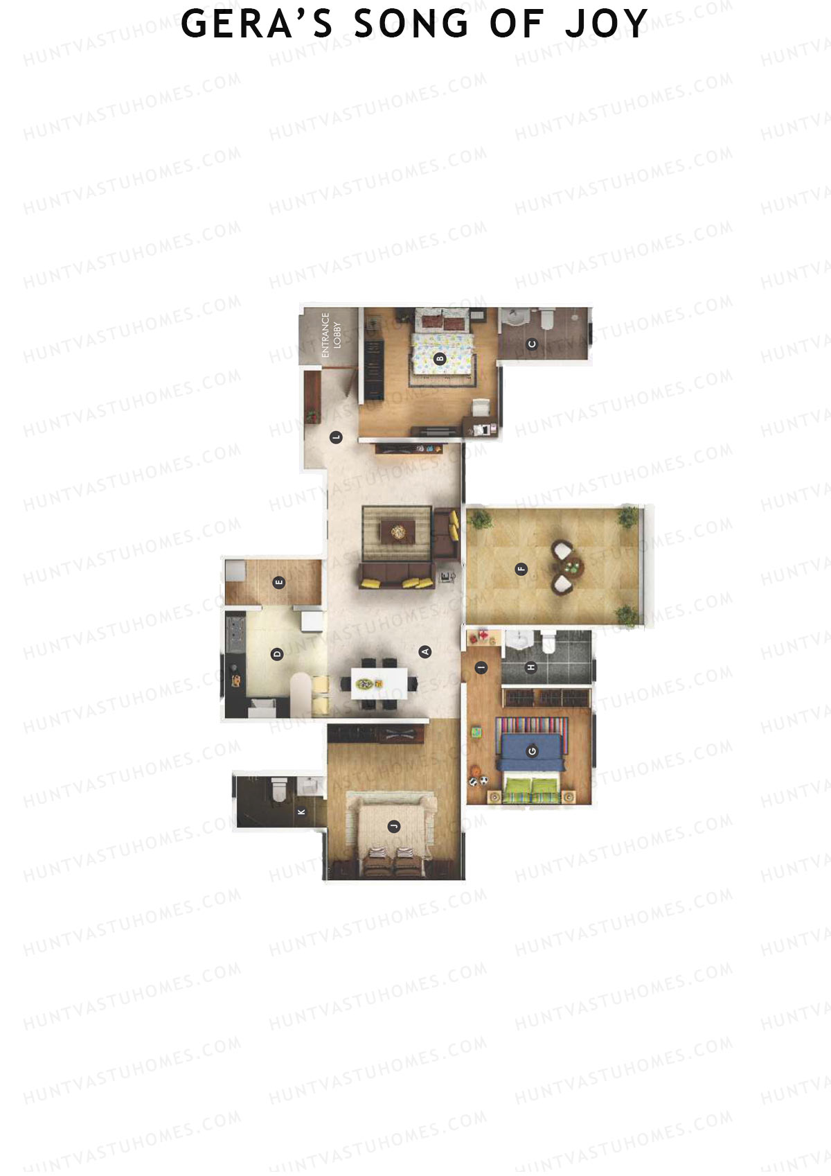 Geras Song Of Joy Tower 4 Unit 2 Floor Plan