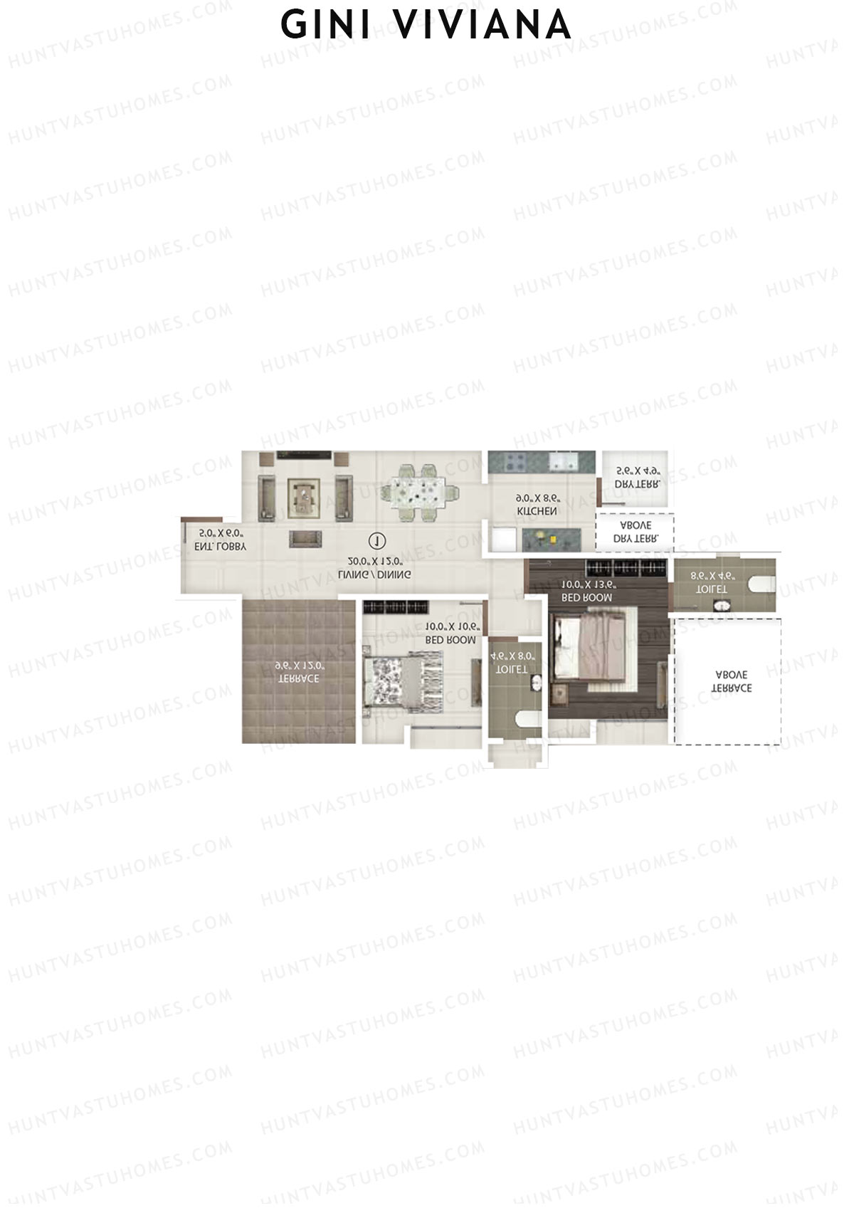 Gini Viviana Block C Unit 2 Floor Plan