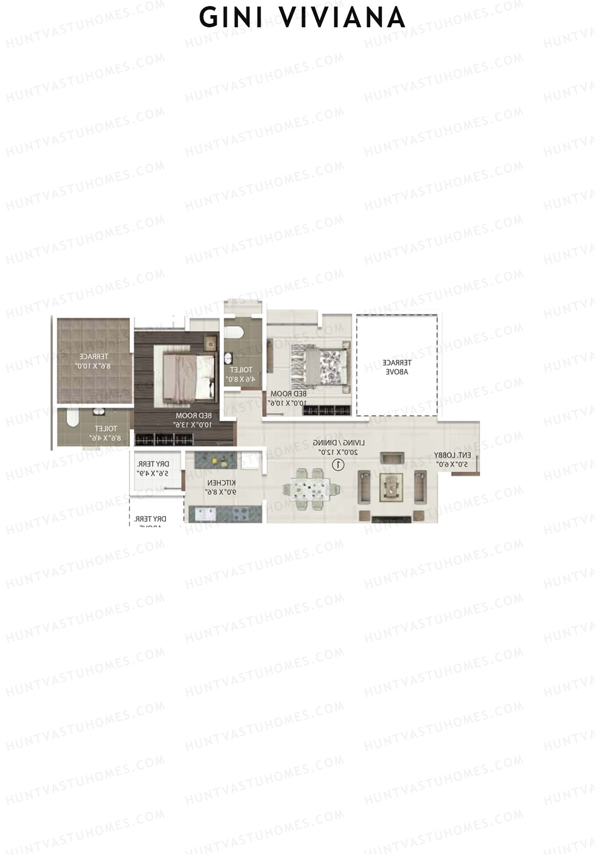 Gini Viviana Block C Unit 4 Floor Plan