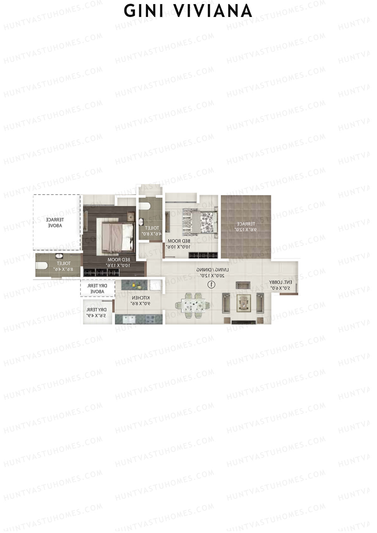 Gini Viviana Block C Unit 4 Floor Plan