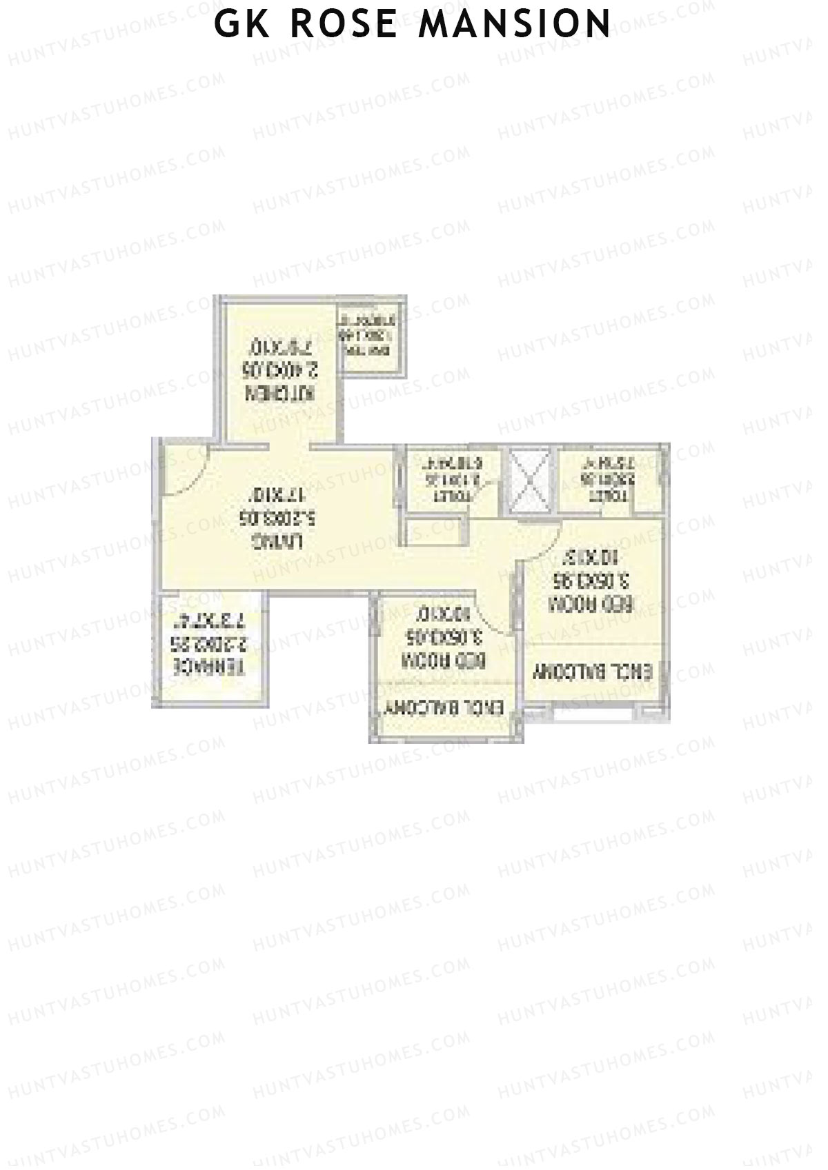 GK Rose Mansion Wing C Unit 7 Floor Plan