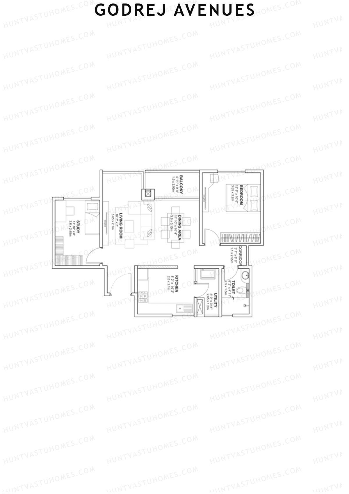 Godrej Avenues Tower C Unit 4 Floor Plan