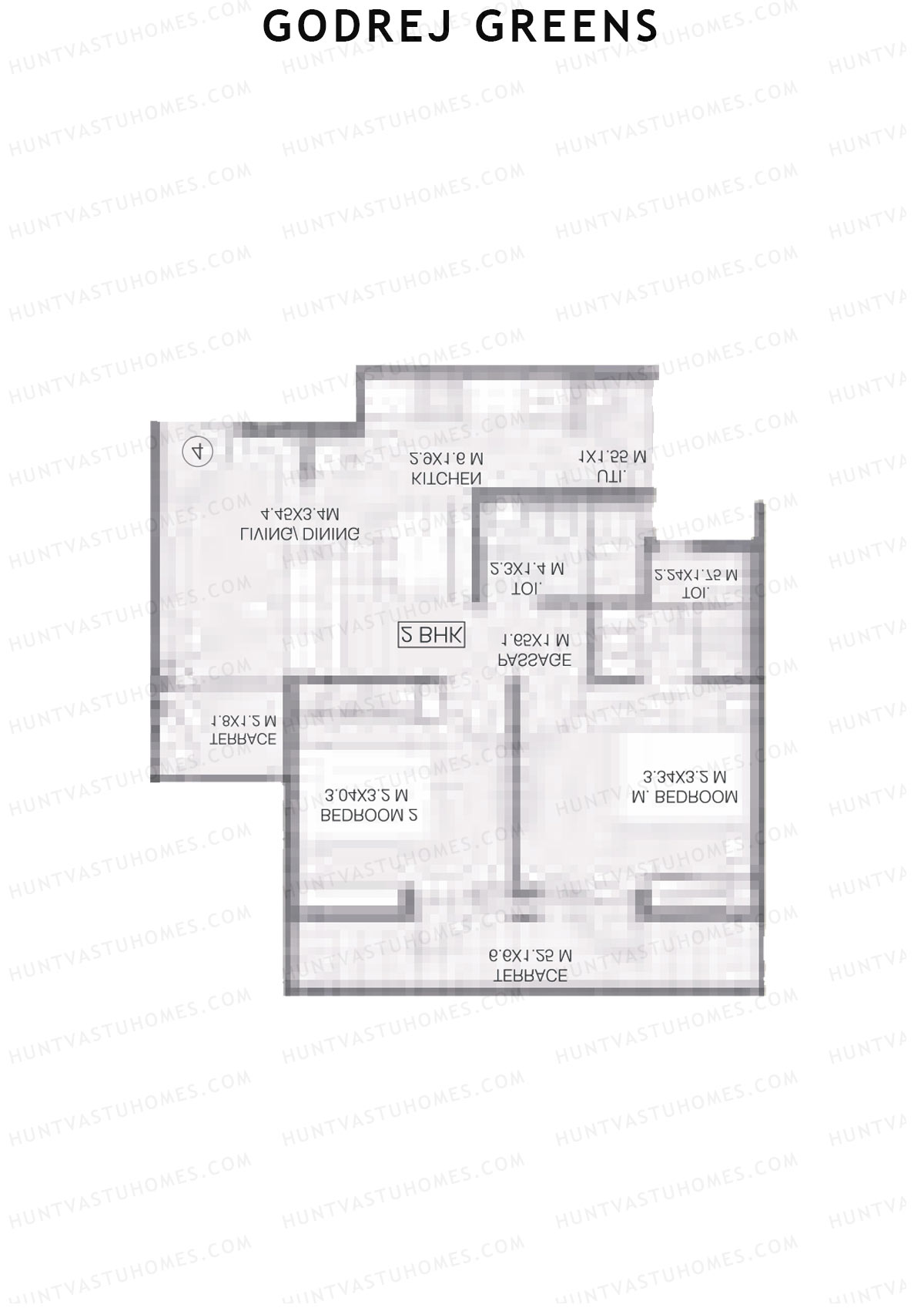 Godrej Greens B3 Wing A Unit 1 Floor Plan