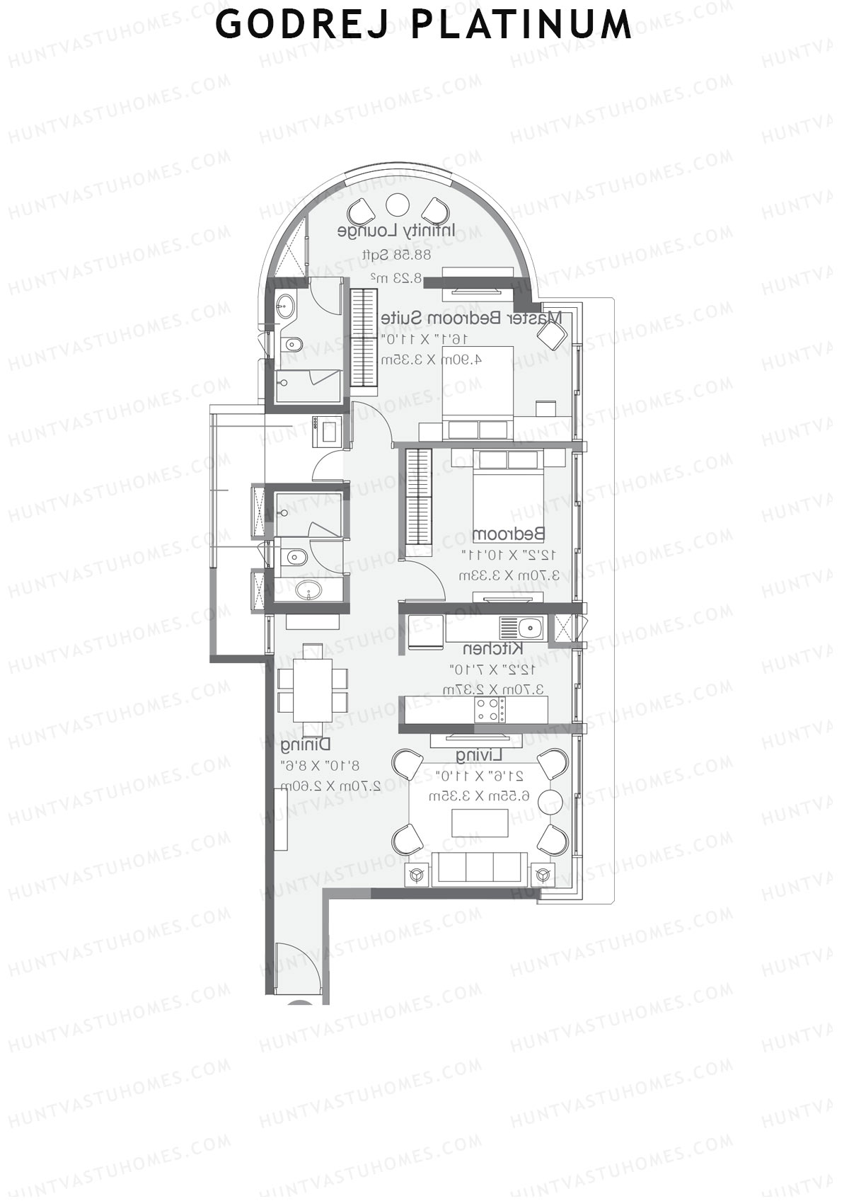 Godrej Platinum Tower B4 Unit 2 Floor Plan