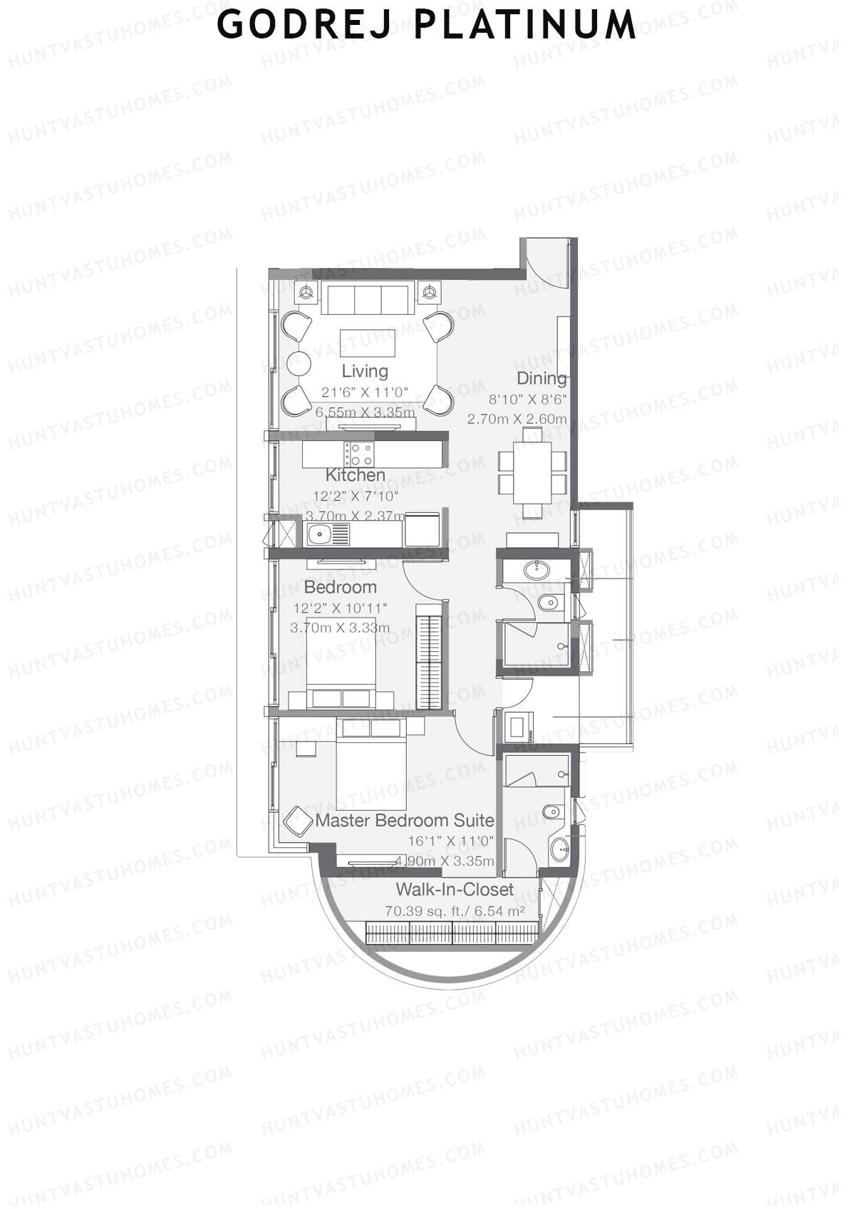 Godrej Platinum Tower B4 Unit 4 Floor Plan