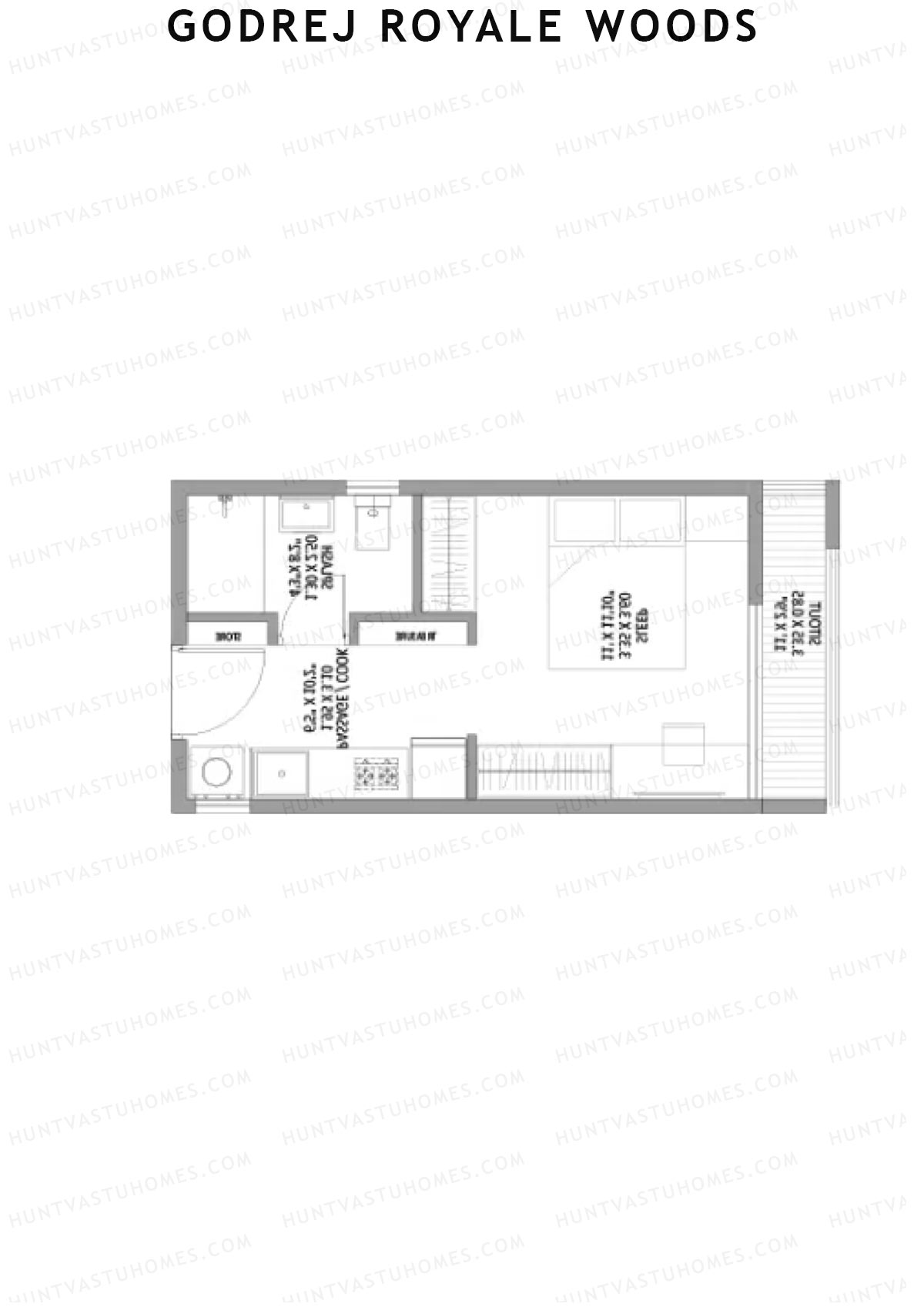Godrej Royale Woods Tower 1C Unit 1 Floor Plan
