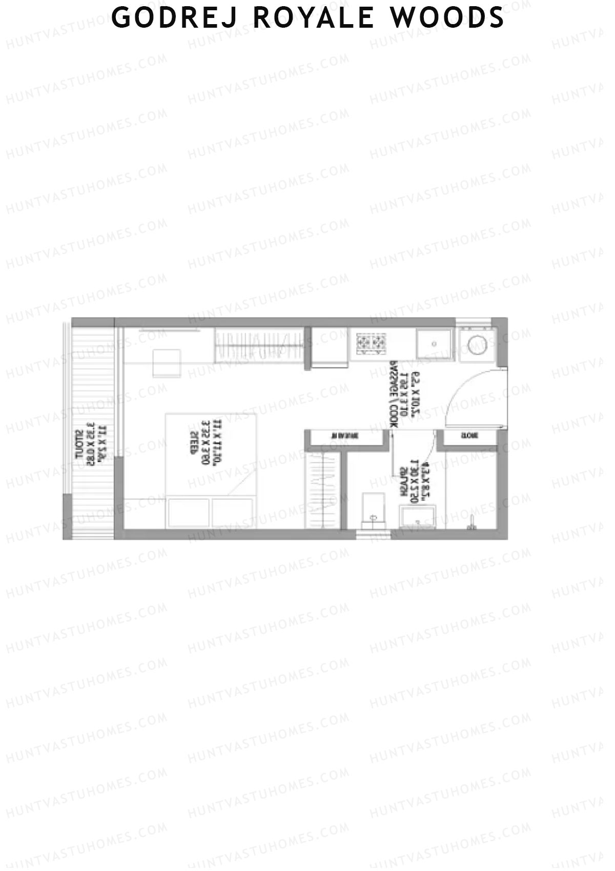 Godrej Royale Woods Tower 5C Unit 1 Floor Plan