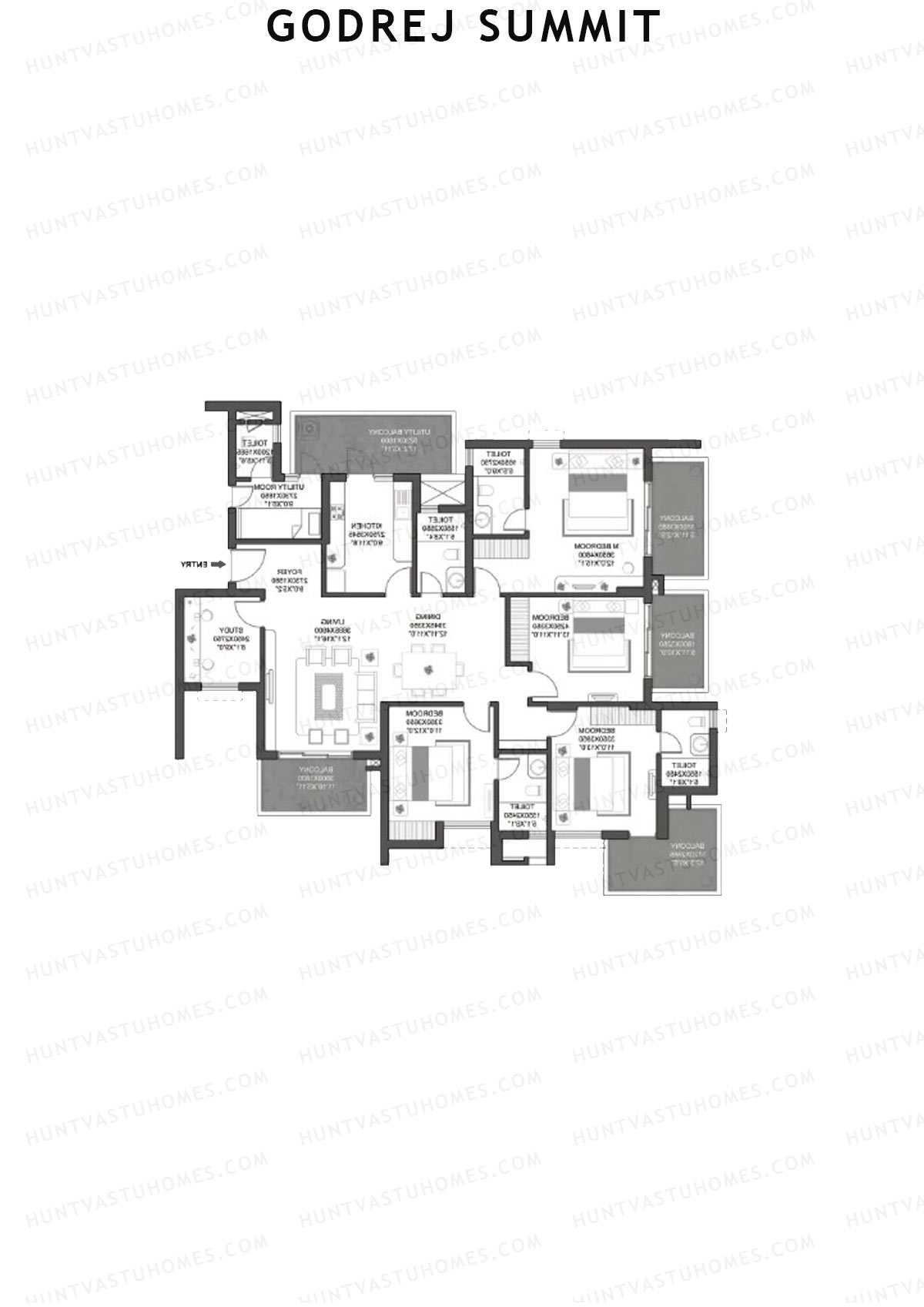 Godrej Summit Tower C Unit 2 Floor Plan