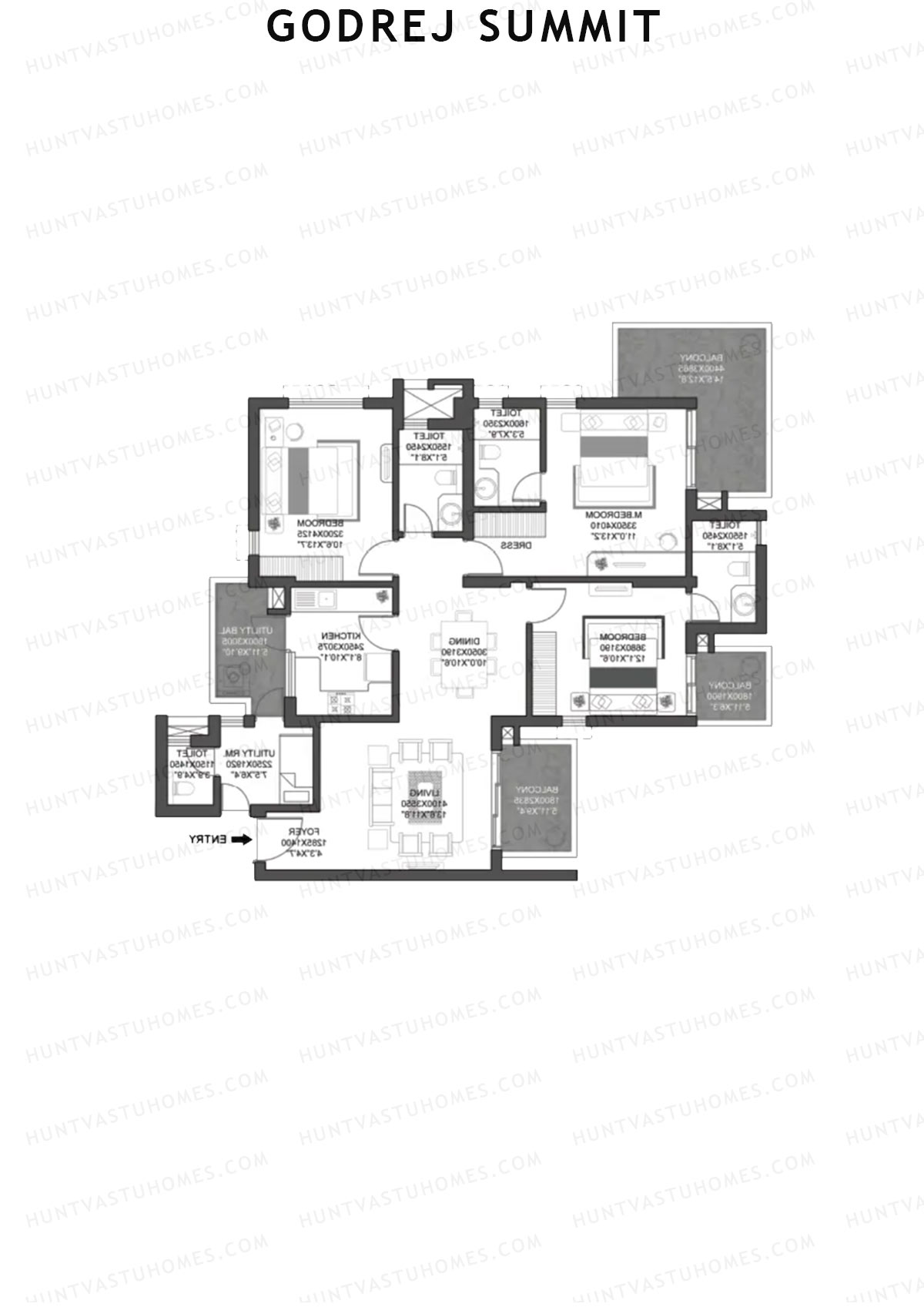 Godrej Summit Tower L Unit 1 Floor Plan