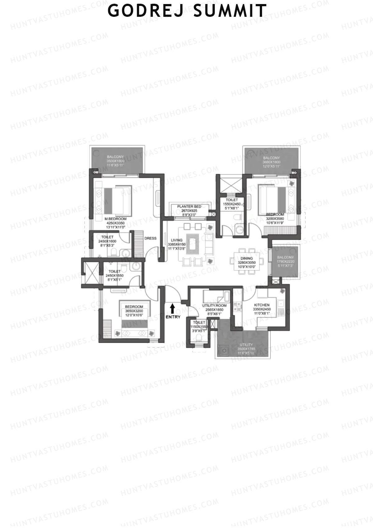 Godrej Summit Tower L Unit 6 Floor Plan