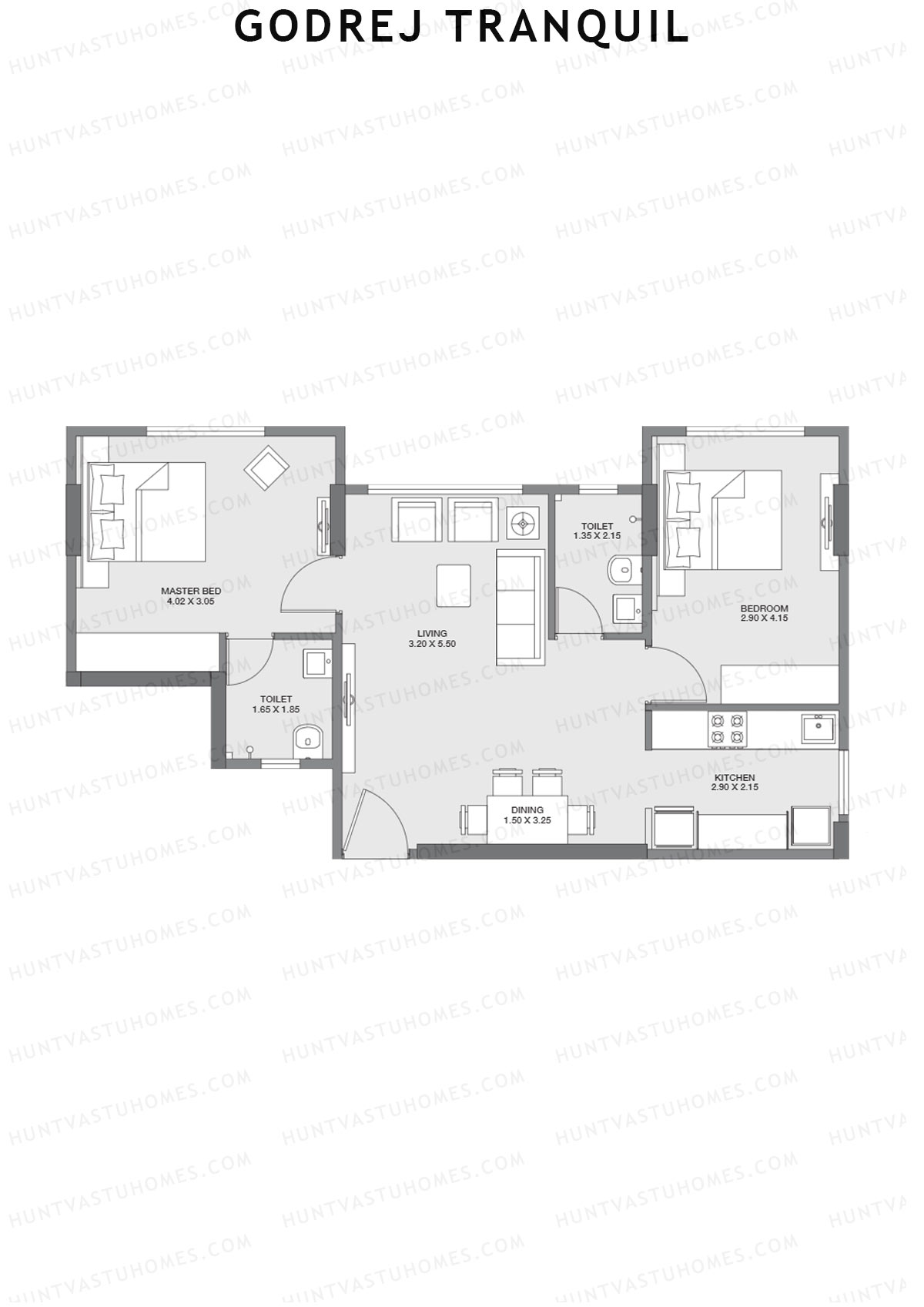 Godrej Tranquil Wing C Unit 4 Floor Plan