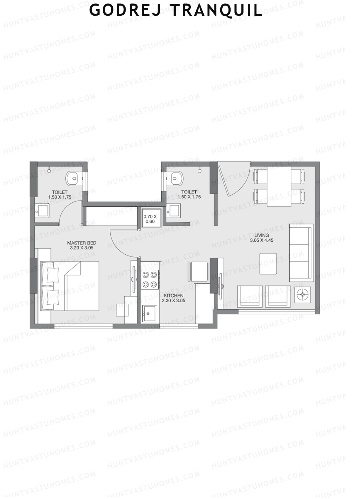 Godrej Tranquil Wing C Unit 6 Floor Plan