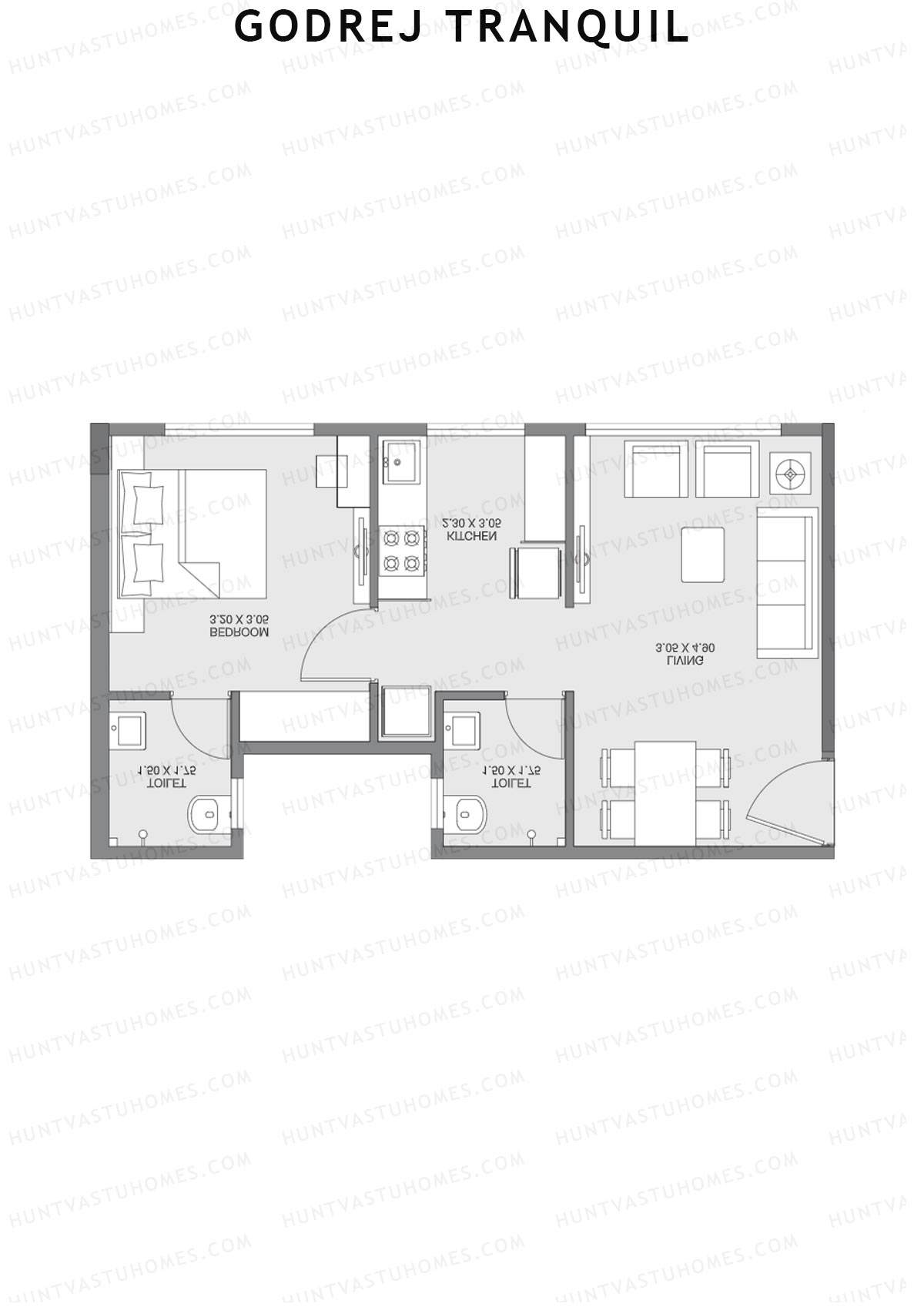 Godrej Tranquil Wing D Unit 6 Floor Plan