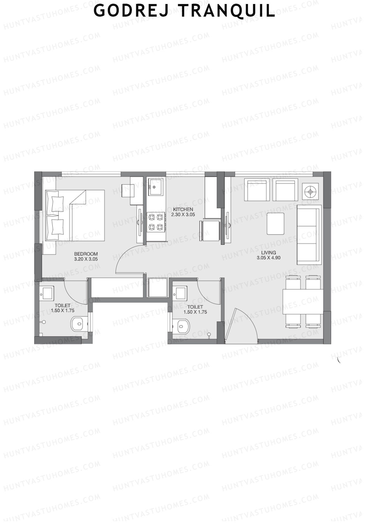 Godrej Tranquil Wing D Unit 7 Floor Plan