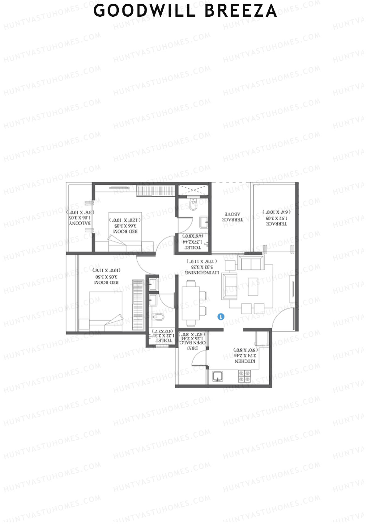 Goodwill Breeza Wing D Unit 1 Floor Plan