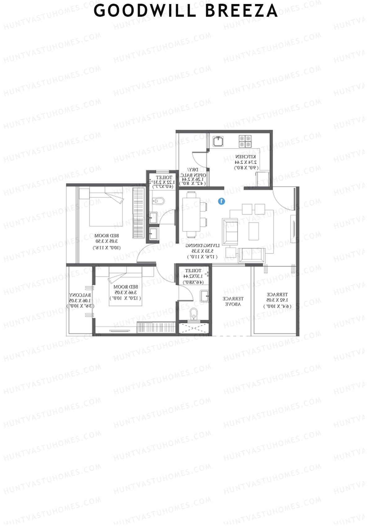 Goodwill Breeza Wing D Unit 2 Floor Plan