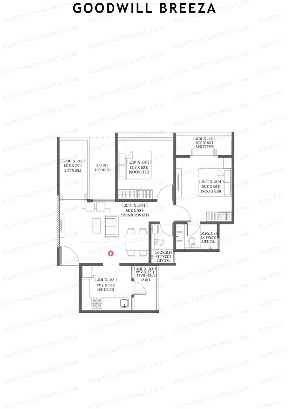 Goodwill Breeza Wing D Unit 4 Floor Plan