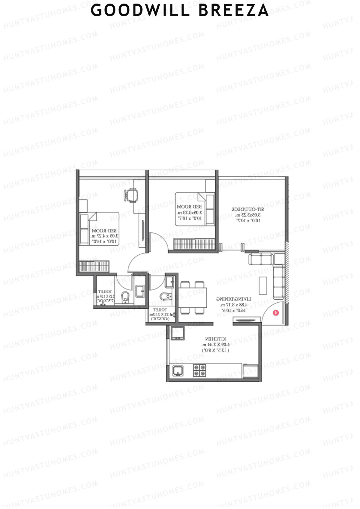Goodwill Breeza Wing F Unit 1 Floor Plan