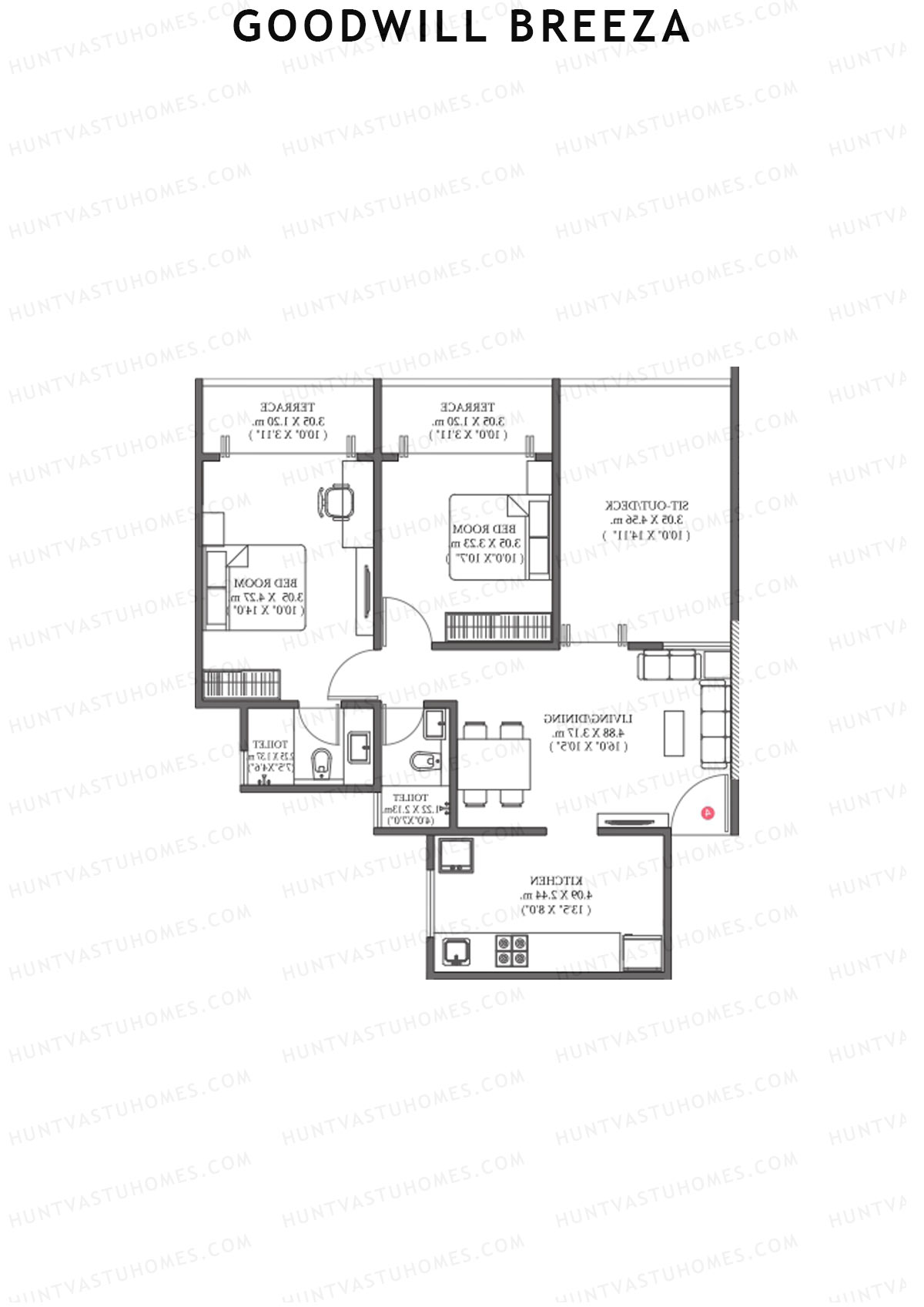Goodwill Breeza Wing F Unit 1 Floor Plan